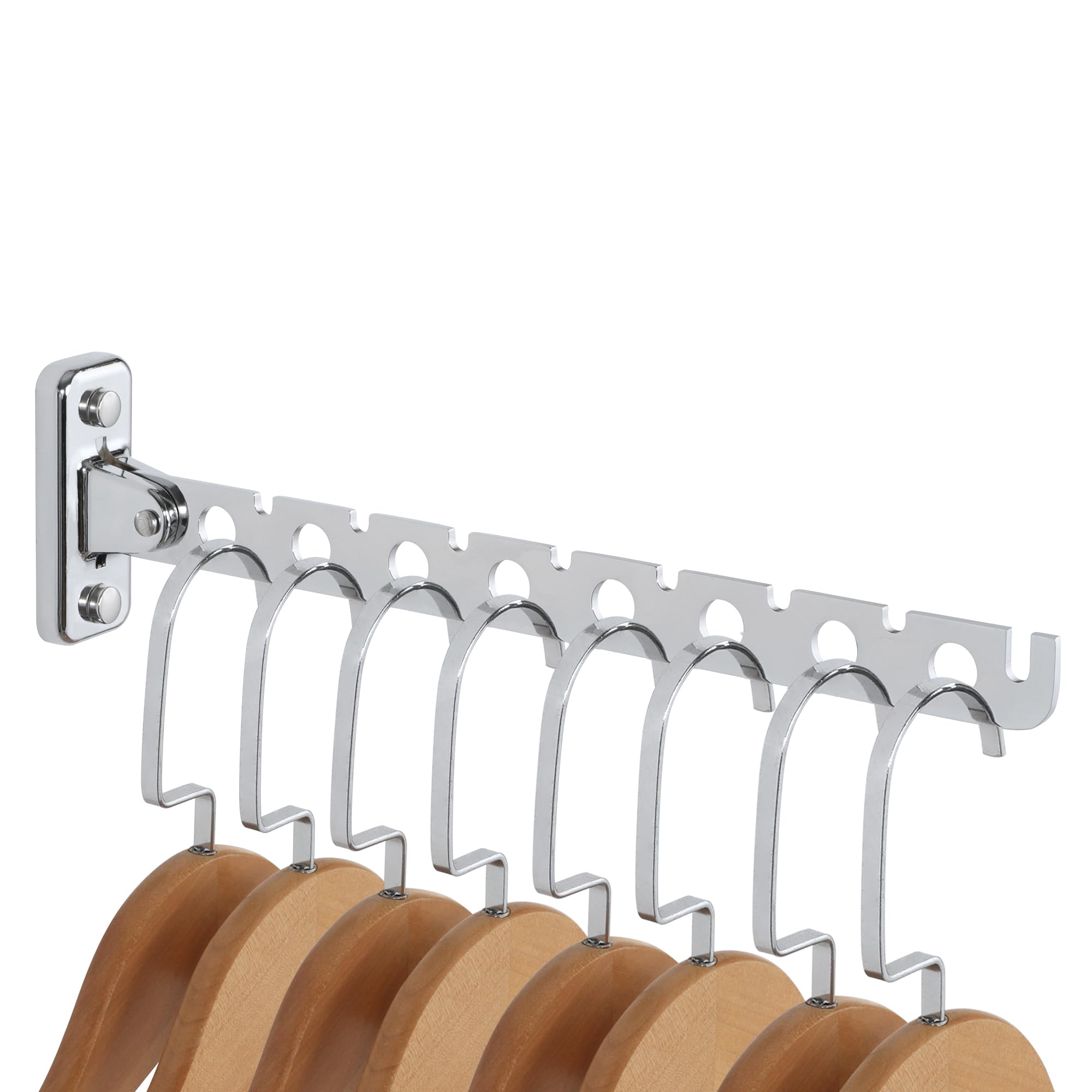 Alise ??Folding Clothes Hanger Rack, Stainless Steel Wall Mounted Drying Rack, Space Saving Laundry Hanging Rack For Laundry Clo