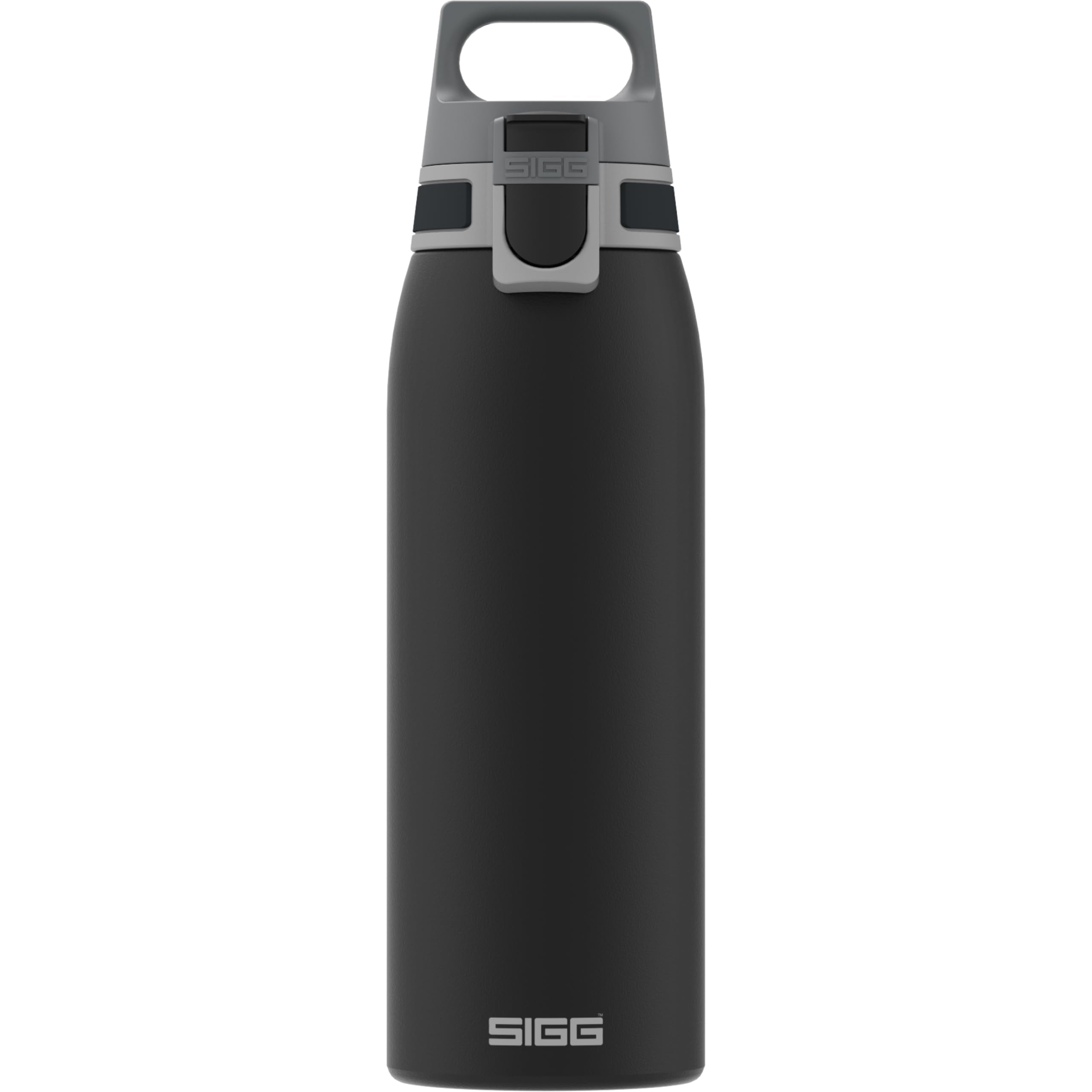 SIGG - Reusable Water Bottle - Shield ONE - Leakproof - Recyclable - BPA Free - Black - 34 Oz