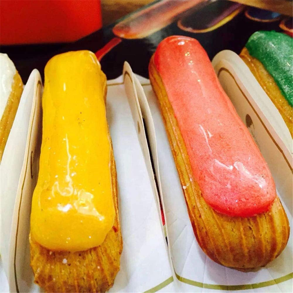 8 Cavity Long Strips Eclair Silicone Cake Pop Mold Cake Pop Maker Silicone Baking Molds Cake Handmade Baking Supplies For Chocol