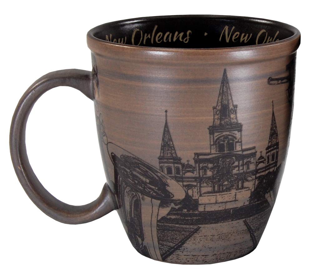 Americaware New Orleans 15 Oz Sketch Art Coffee Mug