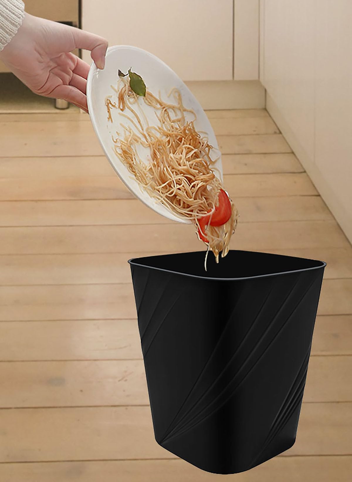 Dajitre Small Plastic Trash Can Wastebasket Recycling Bin For Bathroom, Dorm, Bedroom,Home Office, Garbage Can For Bedroom, Kids