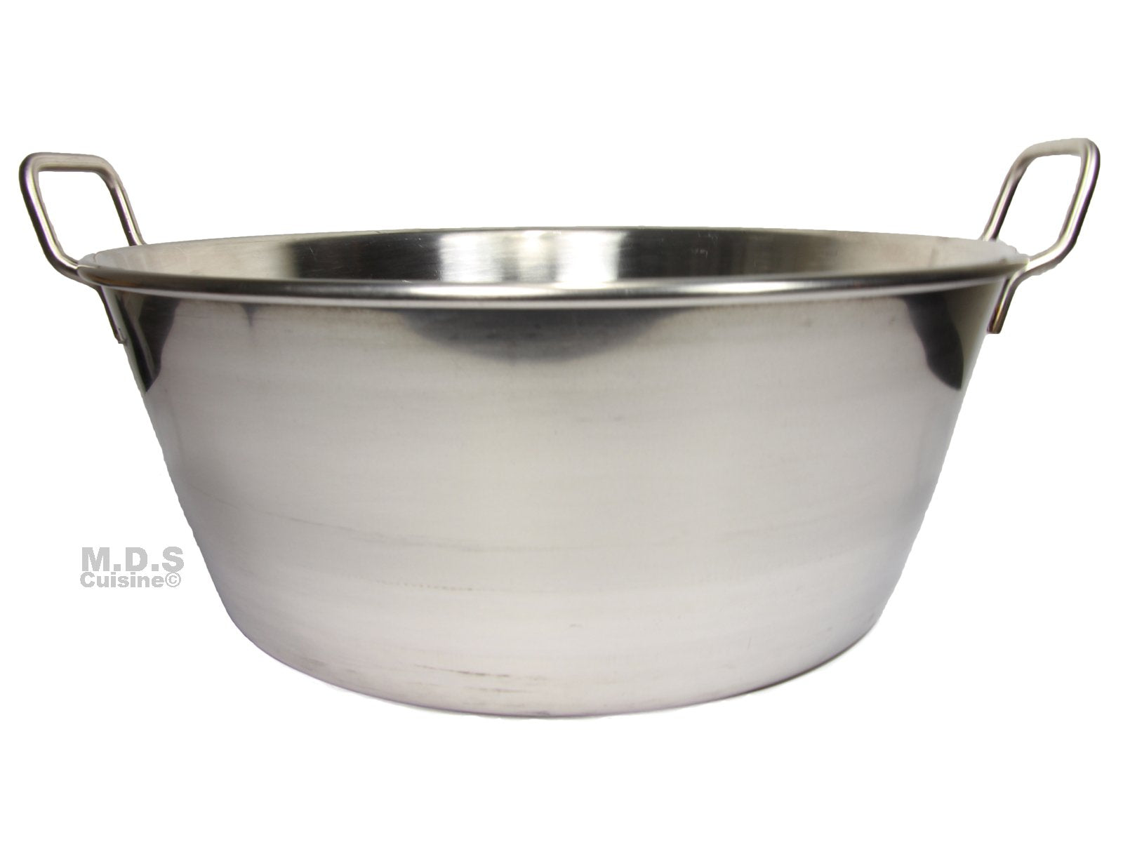 Cazo Stainless Steel Large 16 Heavy Duty Caso Para Carnitas Acero Inoxidable- Flat Surface