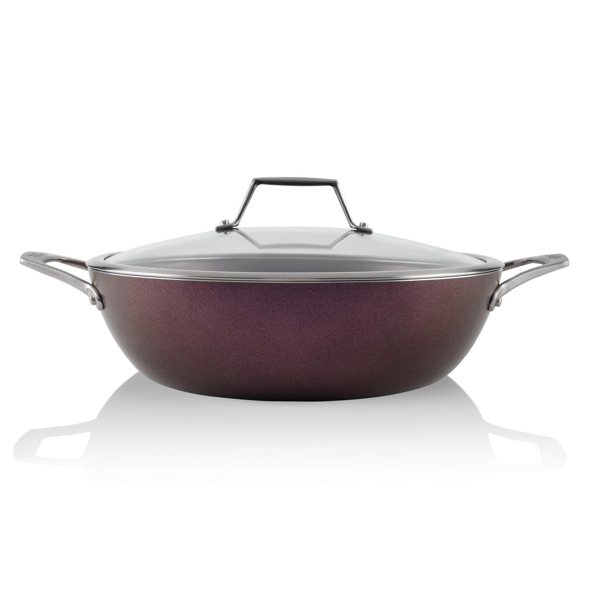 Techef - Art Pan Collection, 5 Qt / 12-In Nonstick All Purpose Chef Pan With Cover, Made In Korea (5-Quart Chef Pan)
