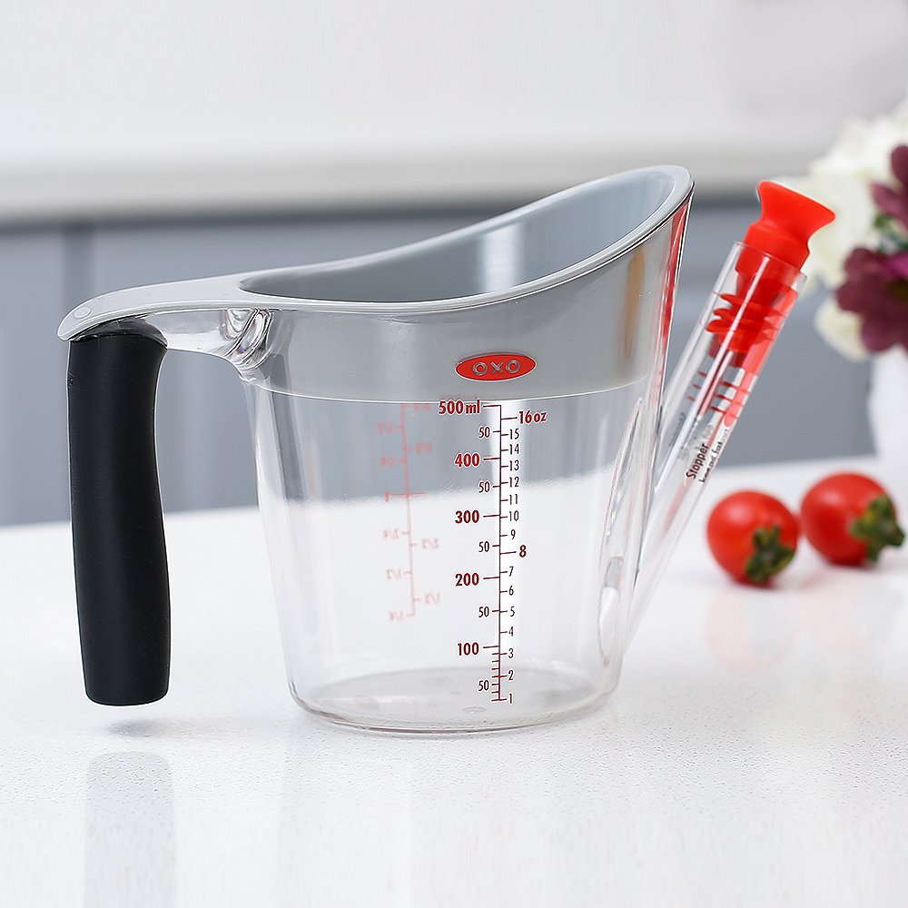 Oxo Good Grips 2-Cup Fat Separator - Clear/White/Black