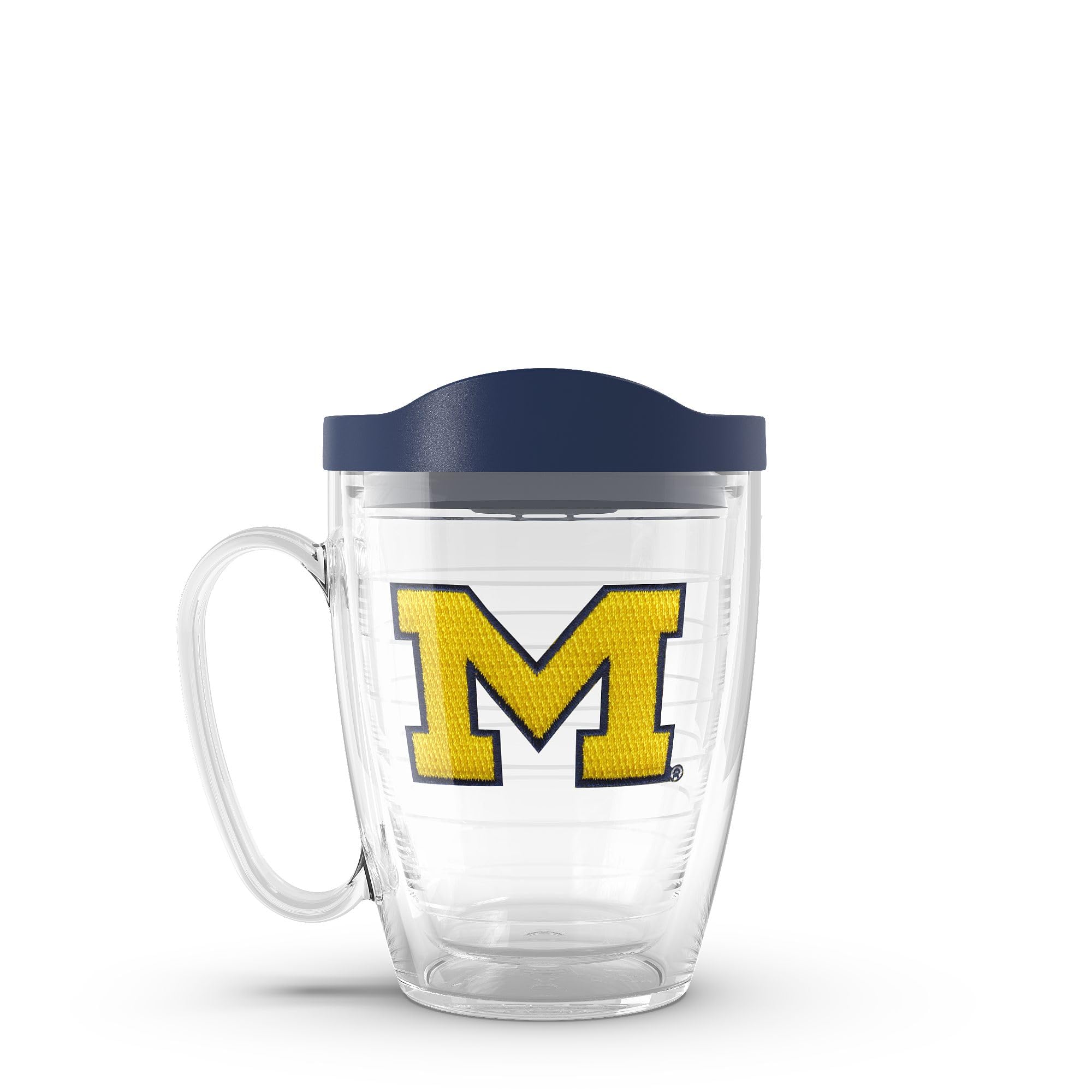 Tervis Made in USA Double Walled University of Michigan UM Wolverines Insulated Tumbler Cup Keeps Drinks Cold & Hot, 16oz Mug, B