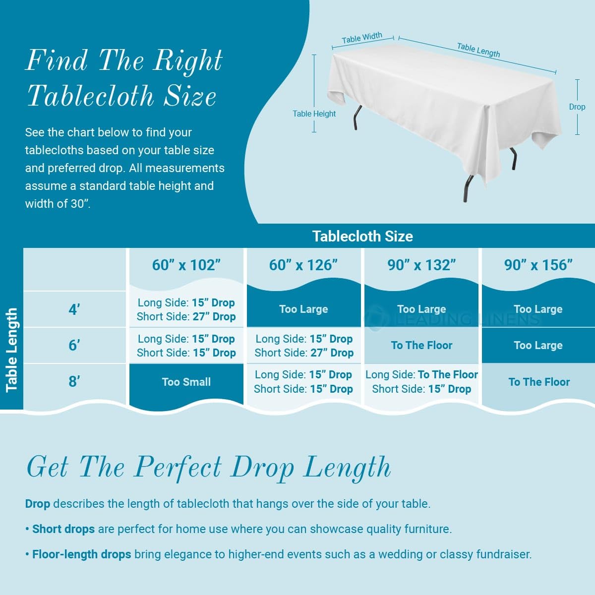 Sparkles Make It Special Leading Linens 90'' X 156'' Inch Rectangular Polyester Cloth Fabric Linen Tablecloth - Wedding Receptio