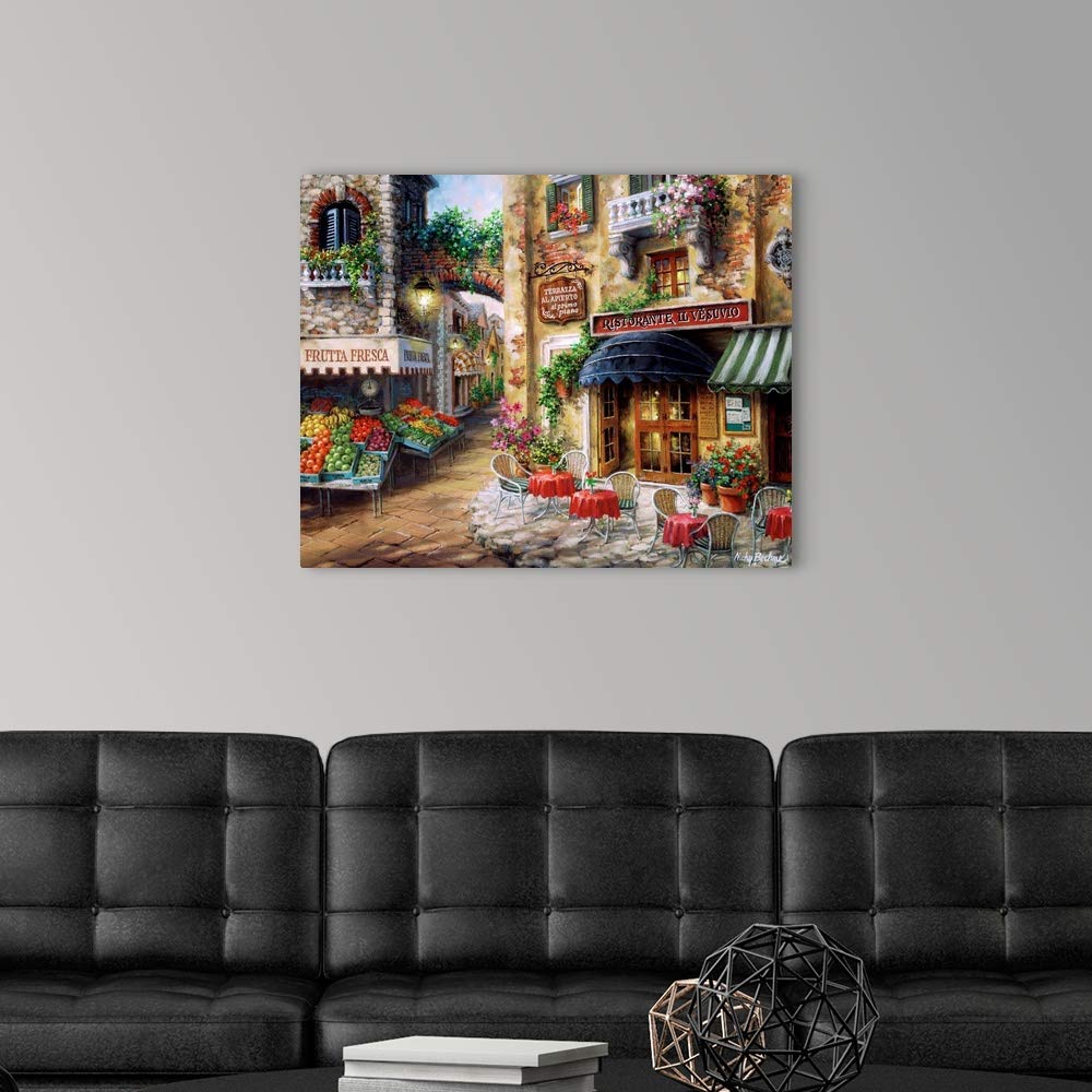 Canvas On Demand Buon Appetito Canvas Wall Art Print By Nicky Boehme, Contemporary, Home Decor, Artwork, 30''X24''