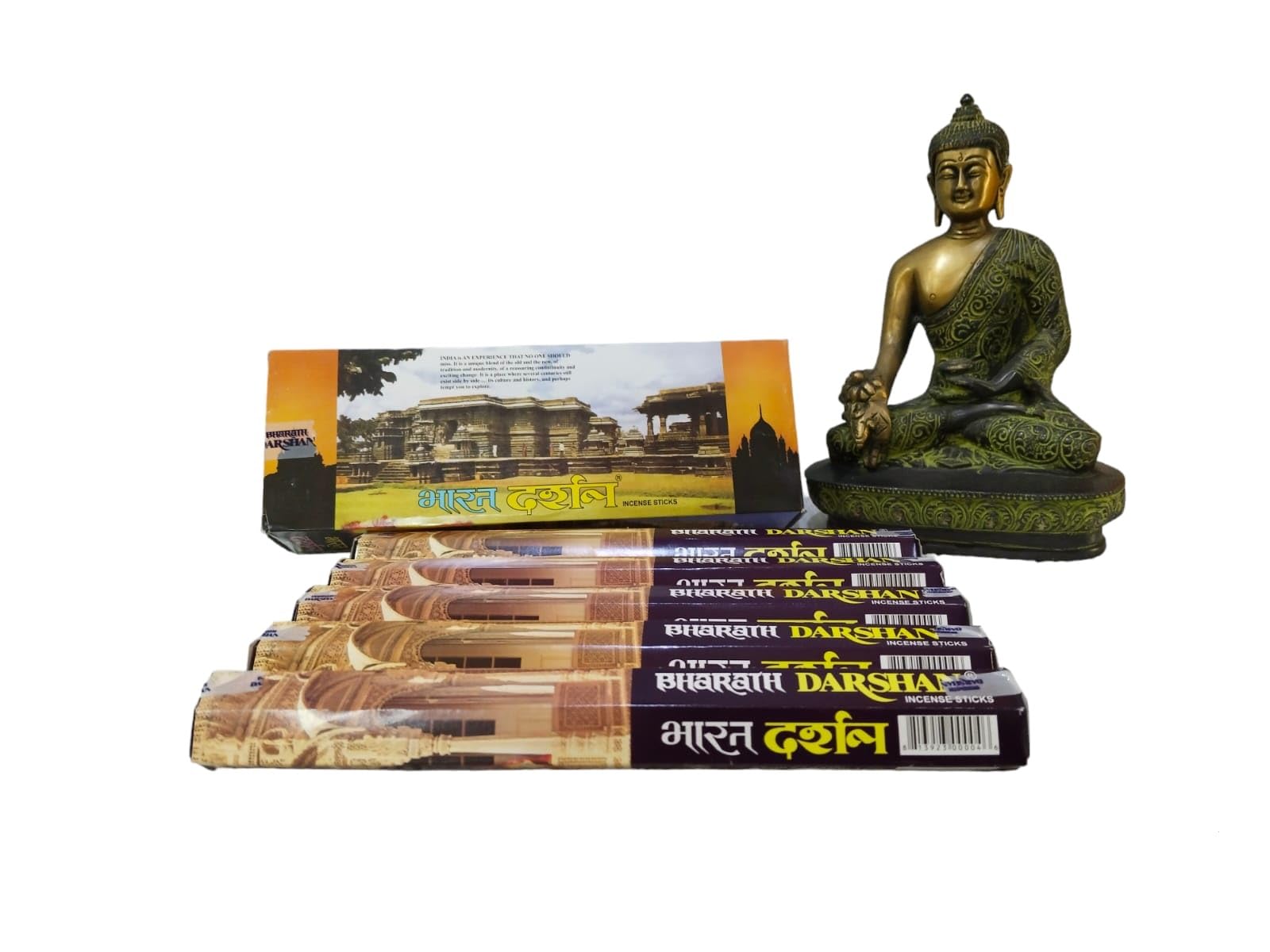Bharat Darshan Wood Agarbatti & Agarbatti Stand (10 X 6 X 24 Cm, Brown)