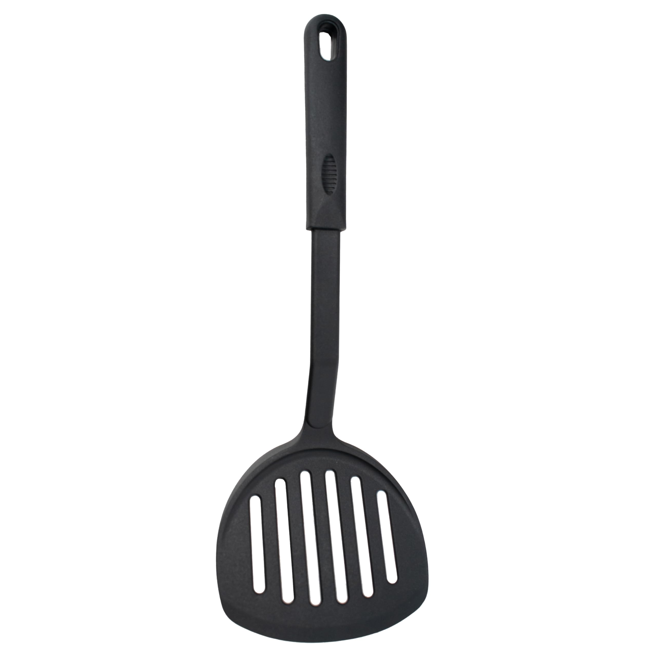 Norpro Nylon 11.5Inch Slotted Round Turner, Black