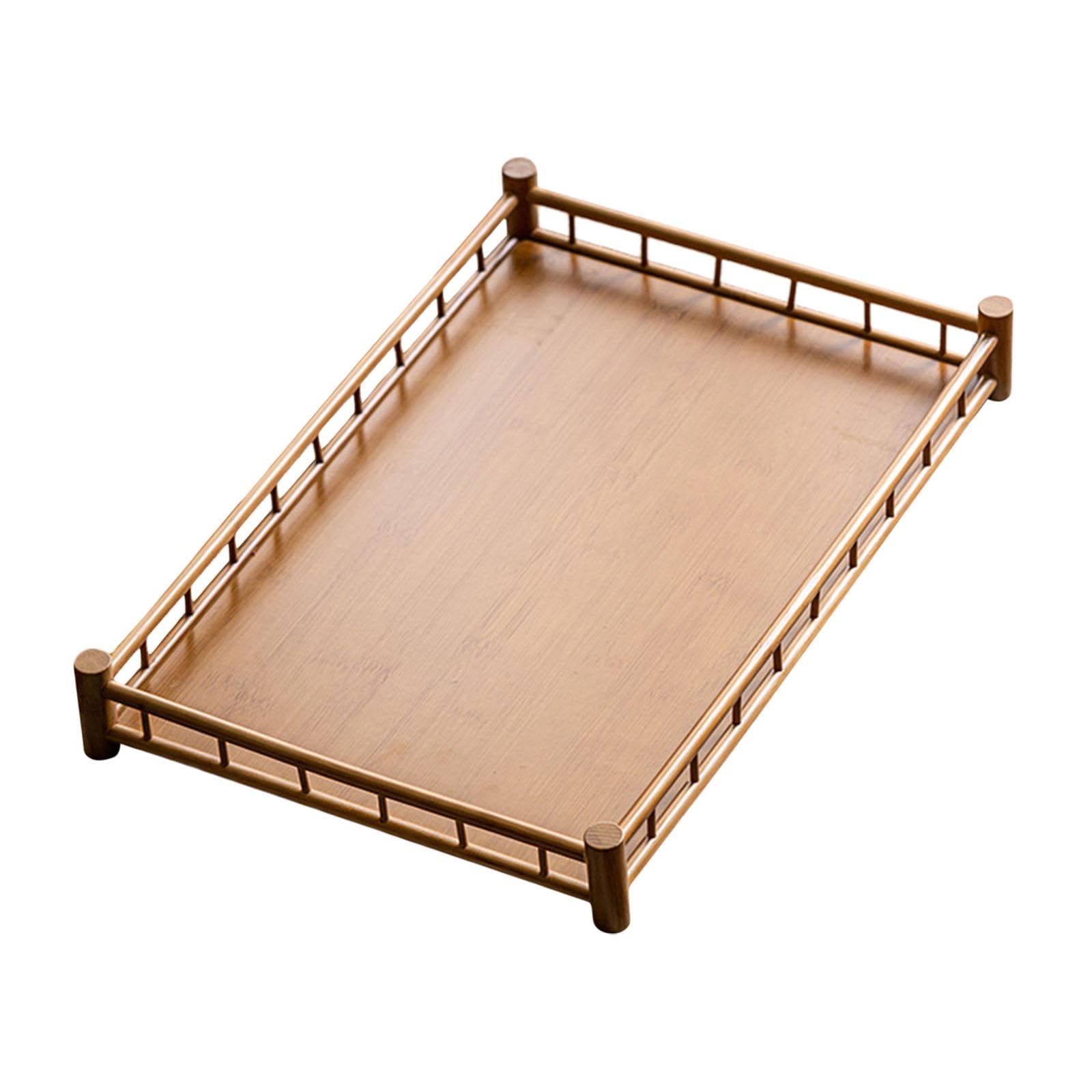 Trendivibe Serving Tray Compact Coffee Table Serving Tray For Dinner Snacks Living Room L
