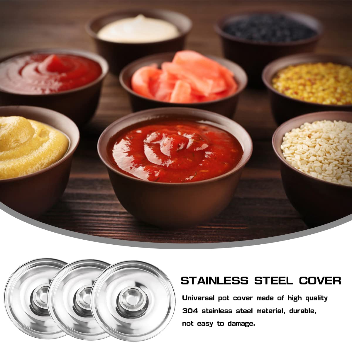 Lnq Luniqi Stainless Steel Universal Lid