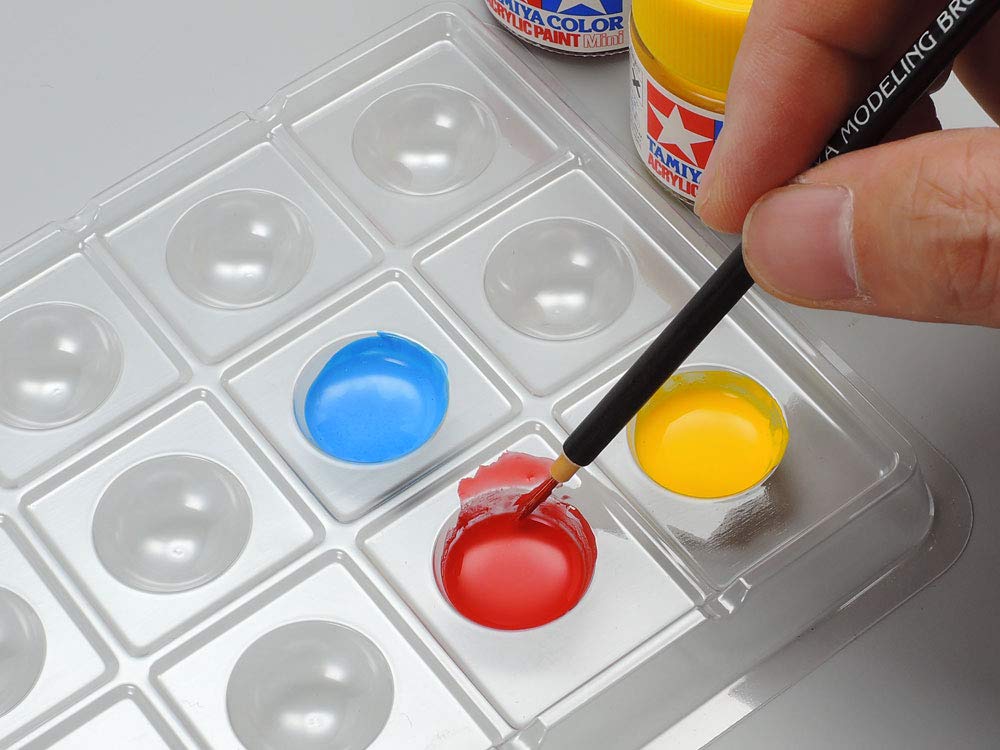 Tamiya 87195 18 Colour Mixing Palette (5) Plastic, Model Making, Accessories