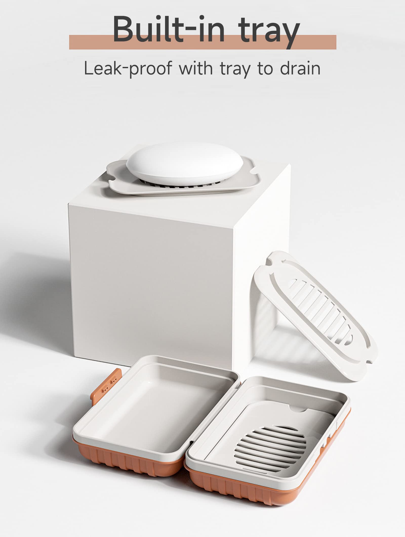 Doter Travel Soap Container  Soap Bar Holder with Lid  Portable Travel Soap Case  Leakproof Soap Dish Travel  Suitable for Travel  Camping  Outdoor  Gym  Bathroom Soap Box