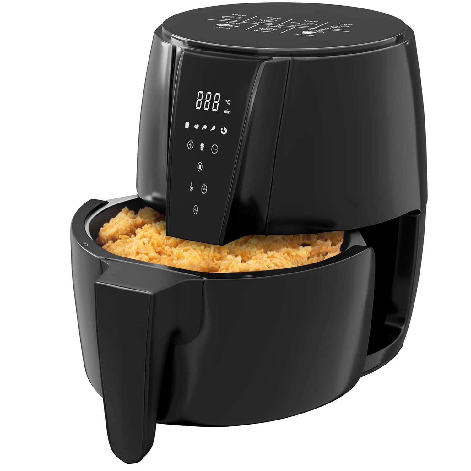 Lifelong Air Fryer | 1 Year Warranty | 1350W, 4.2L, Digital With 6 Presets, Hot Air Circulation, Temperature & Timer Control, Up