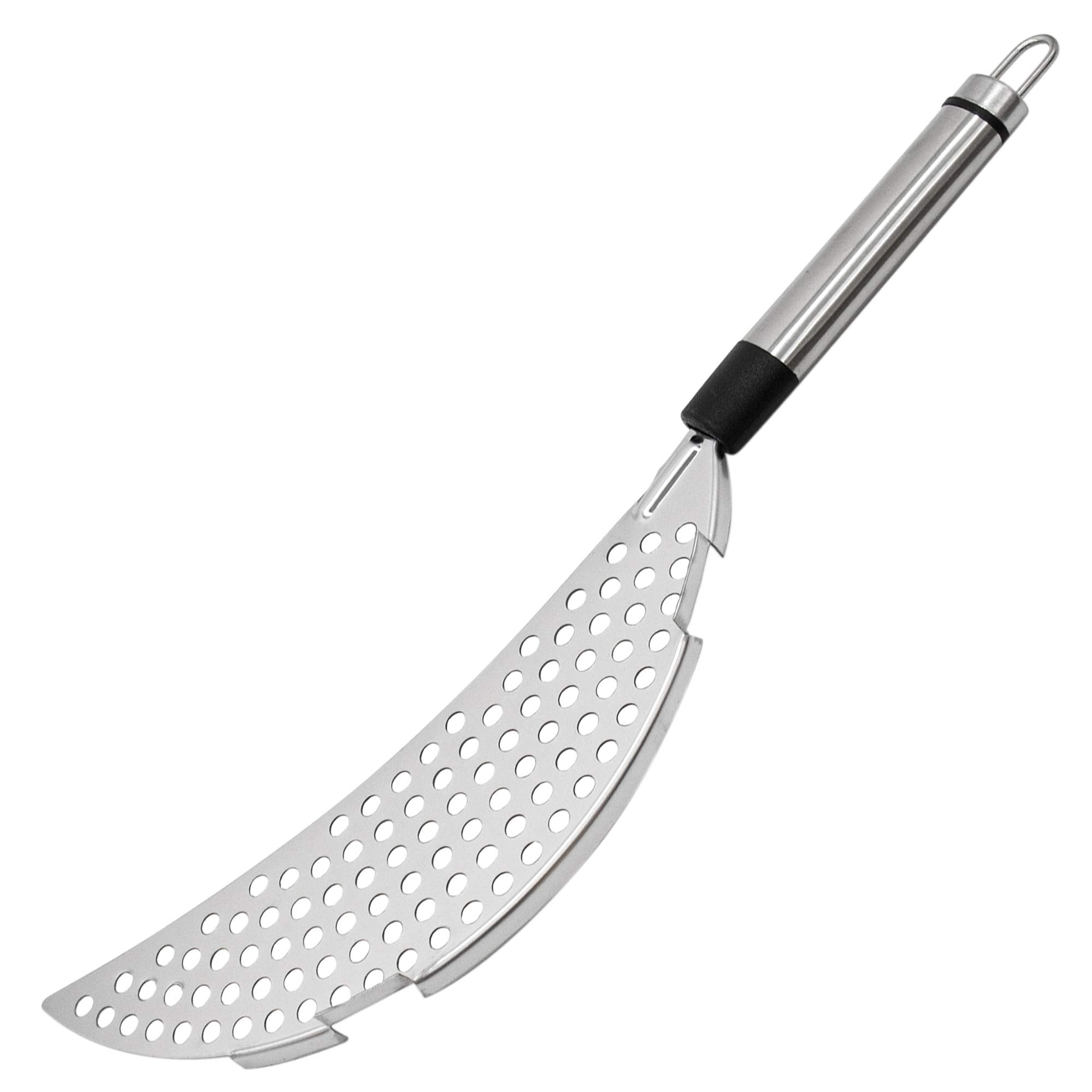 Auear, Grease Handheld Stainless Steel Pasta Strainer Insert Drainer For Different Pot Pan Kitchen Tools (1 Pack, Stainless Stee