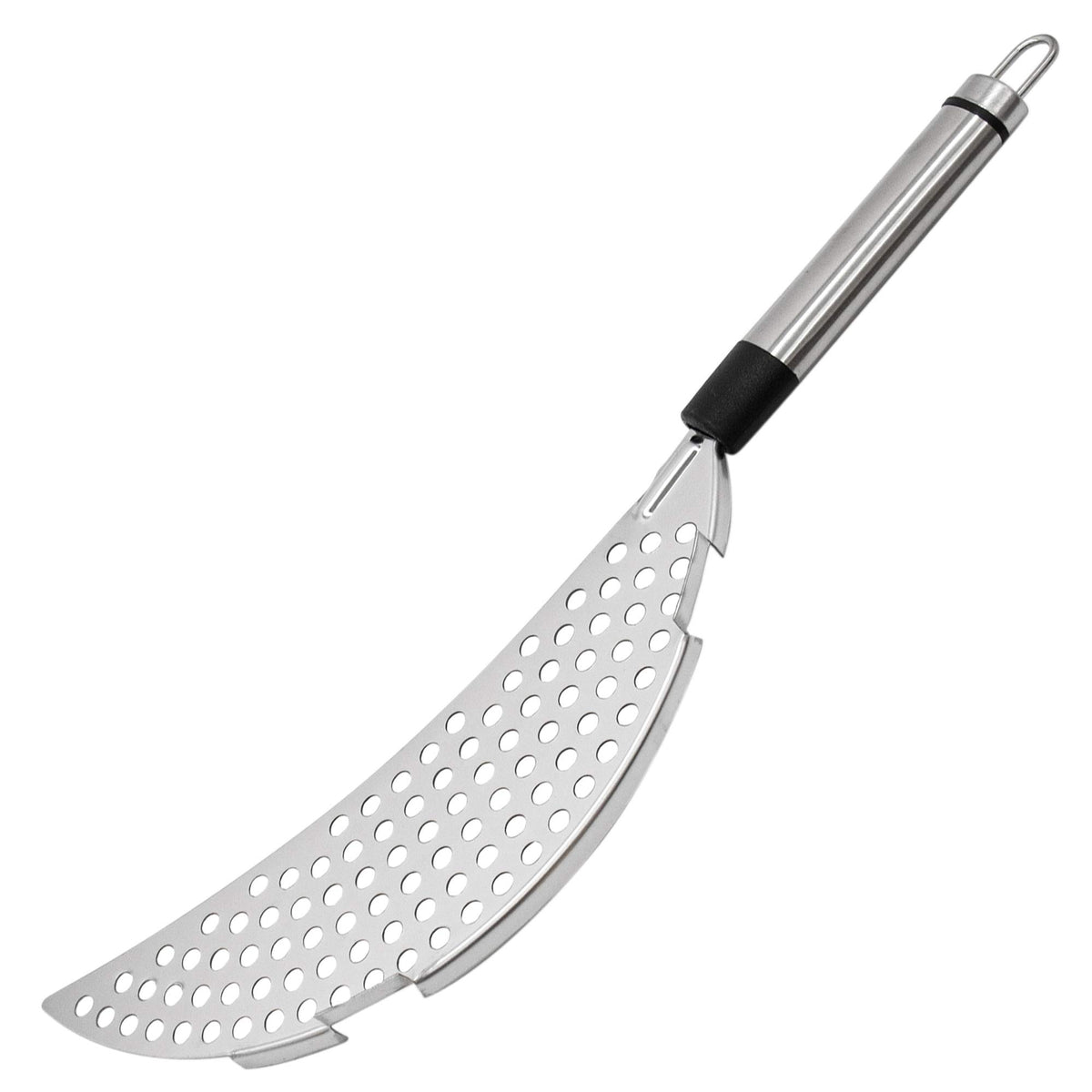 Auear, Grease Handheld Stainless Steel Pasta Strainer Insert Drainer For Different Pot Pan Kitchen Tools (1 Pack, Stainless Stee