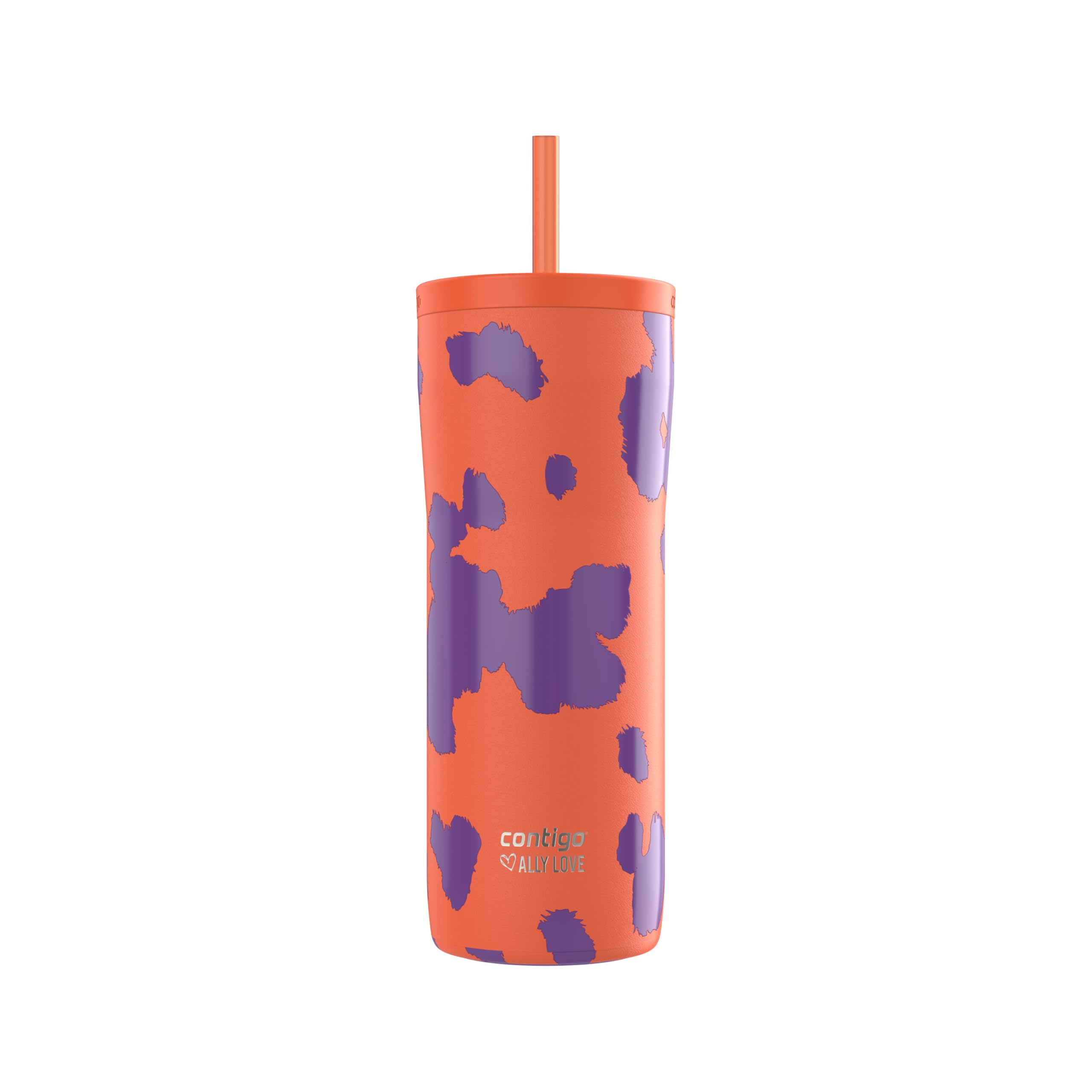 Contigo Streeterville 2.0 Stainless Steel Vacuum-Insulated Tumbler w/Straw, Autoclose Technology, Easy Clean Lid & Straw, Leak-p
