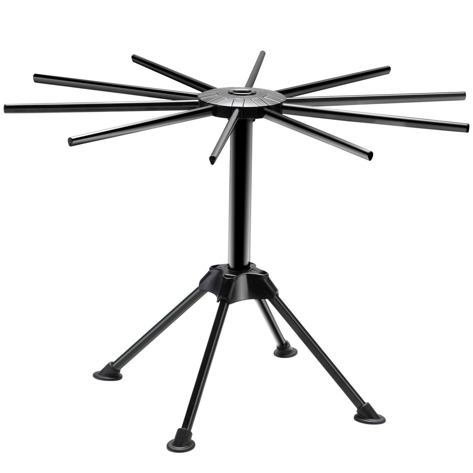 Ourokhome Collapsible Pasta Drying Rack, Plastic Spaghetti Hanger Noodle Dryer Stand With 10 Bar Handles For Homemade Fresh Spag