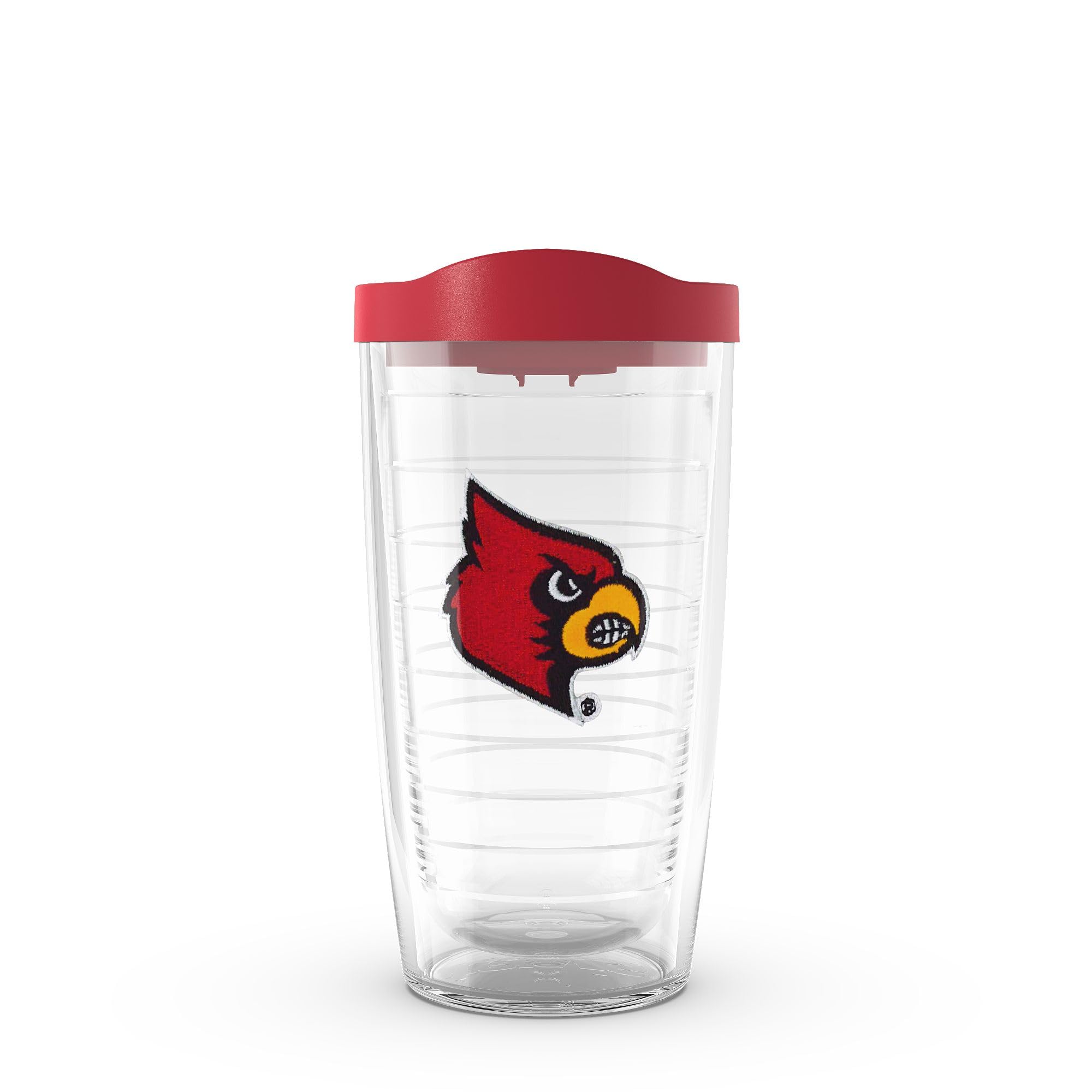 Tervis Louisville Cardinals - Primary Logo Made in USA Double Walled Insulated Tumbler Travel Cup Keeps Drinks Cold & Hot, 16oz,