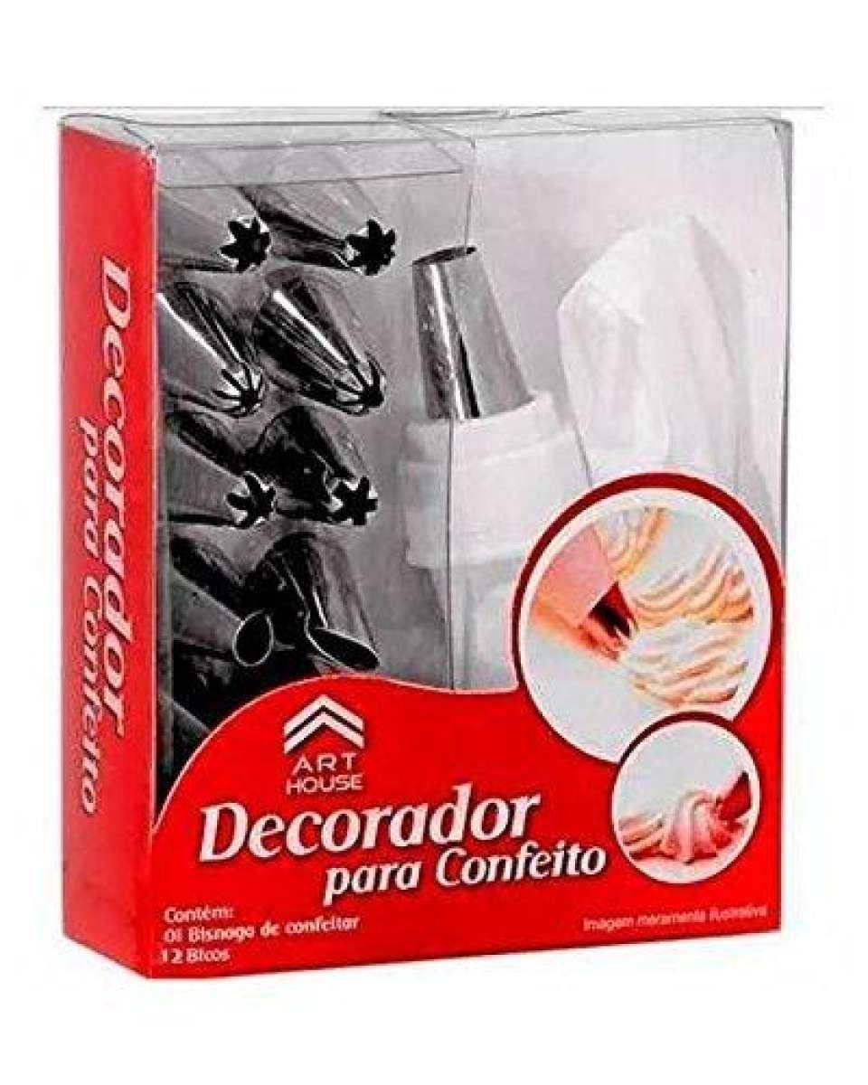 Bliss 12 Piece Cake Decorating Set Frosting Icing Piping Bag Tips With Steel NozzlesReusable & Washable