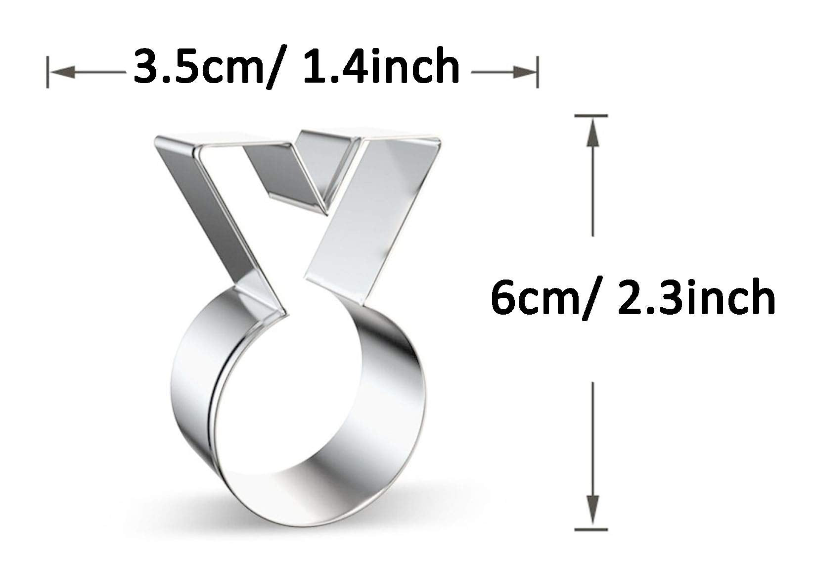Wjsyshop Mini Medal Cookie Cutter - B