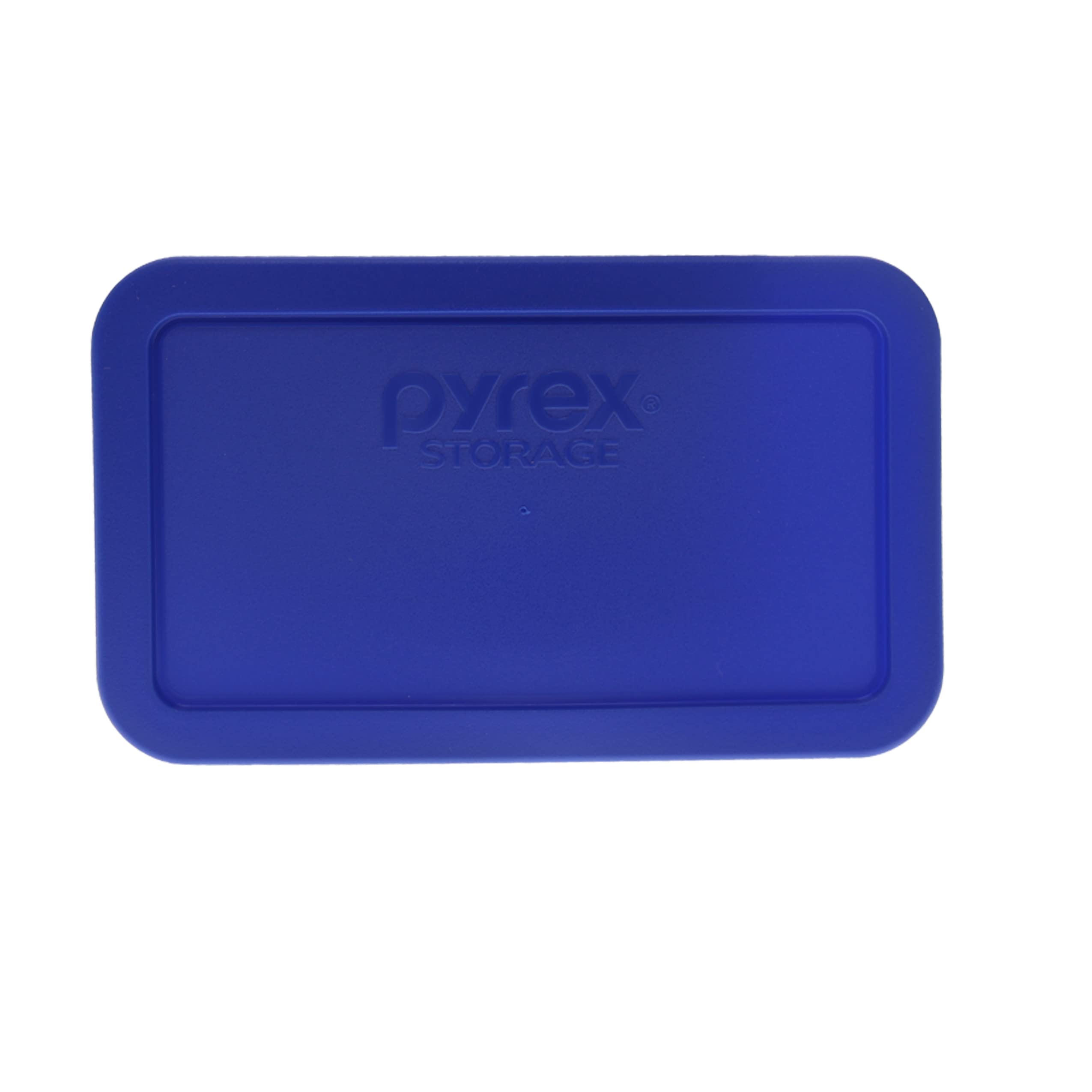 Pyrex 7214-Pc 4.8 Cup Cadet Blue Lids- 2 Pack Made In The Usa
