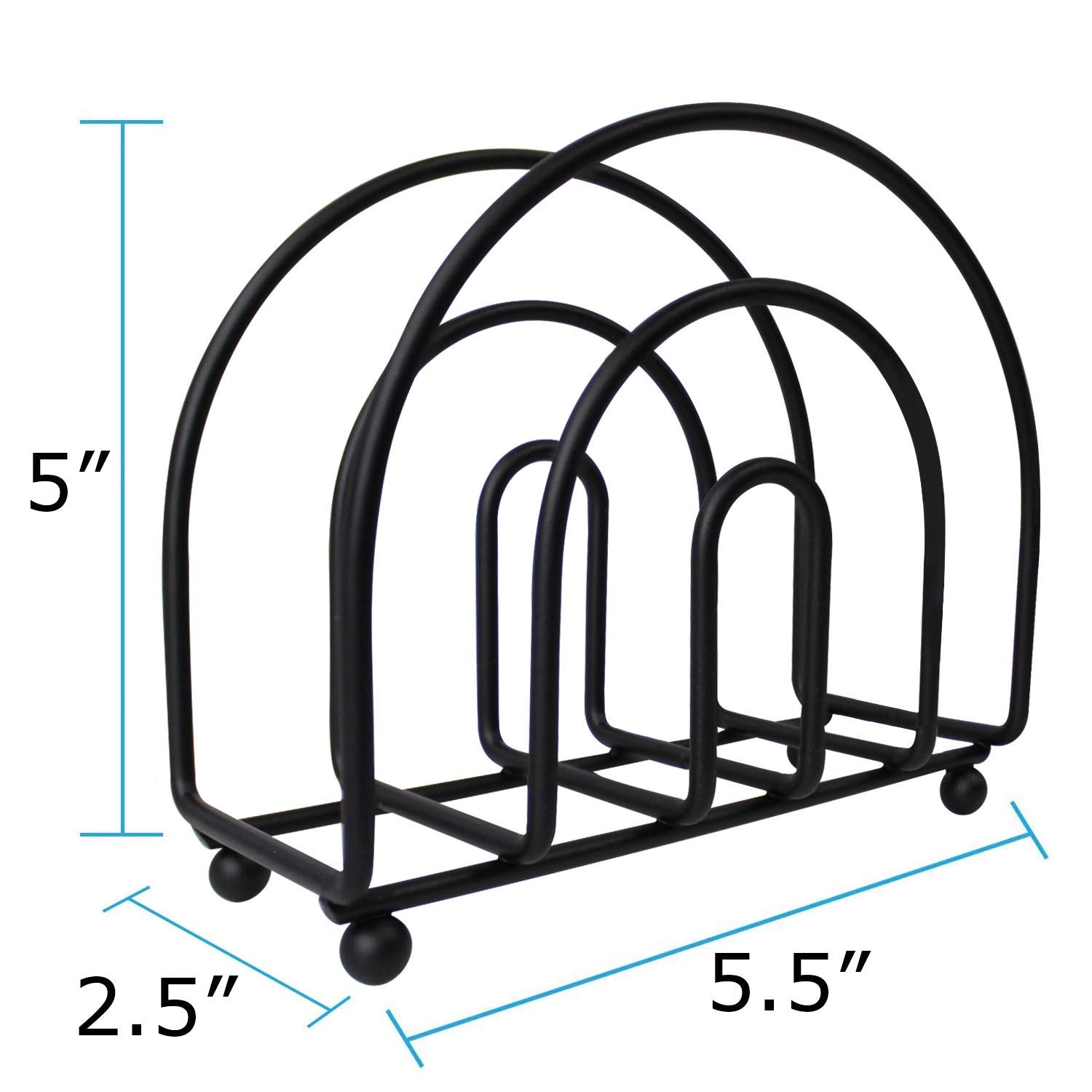 Blue Donuts Classic Arc Collection Napkin Holder - Napkin Holders For Tables, Farmhouse Napkins Holder, Dining Table Napkin Hold