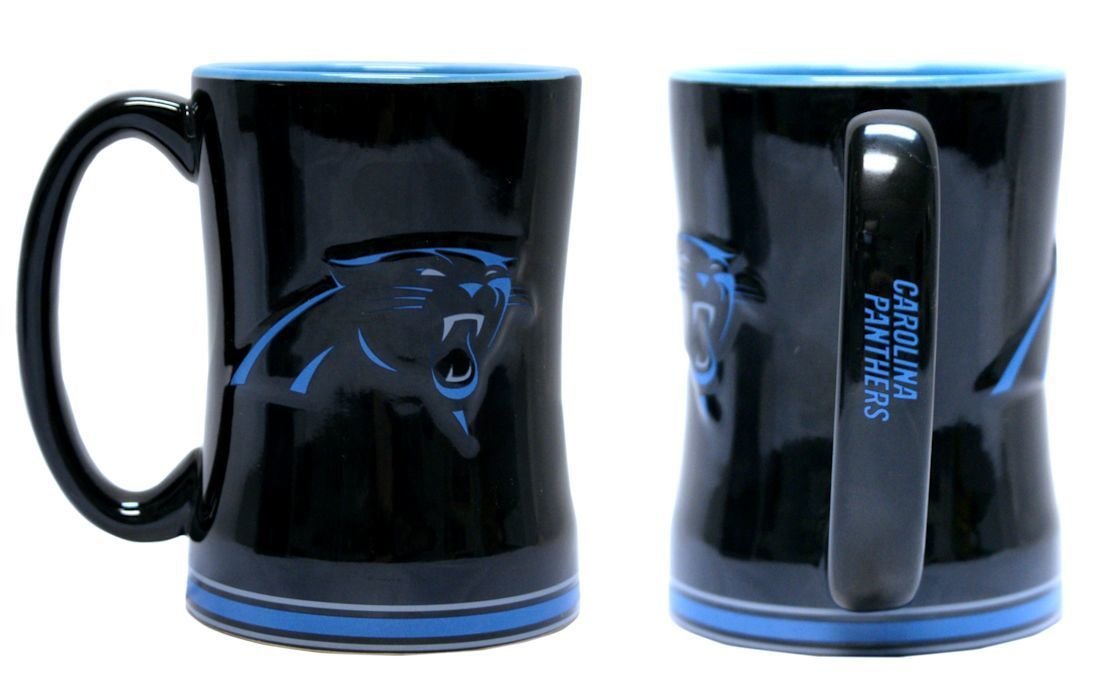 Boelter Brands NFL Carolina Panthers 262771 Coffee Mug, Team Color, 14 oz