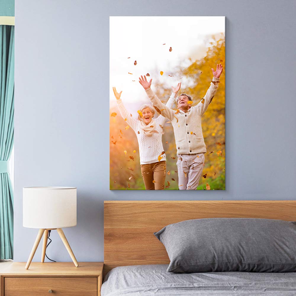 Nwt Custom Canvas Prints With Your Photos For Family, Personalized Canvas Pictures For Wall To Print Framed 10X8 Inches