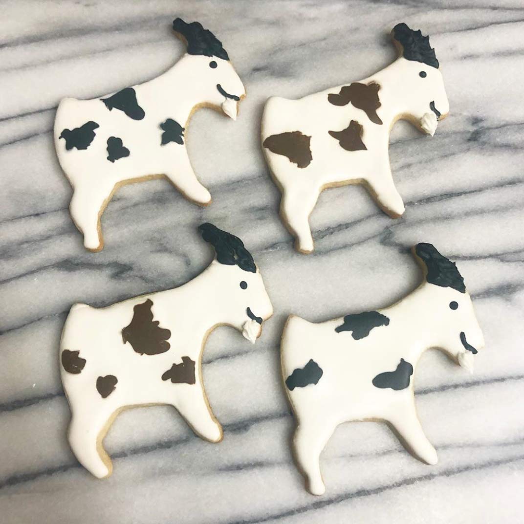 Goat Cookie Cutter 3.5'' Made In Usa By Ann Clark