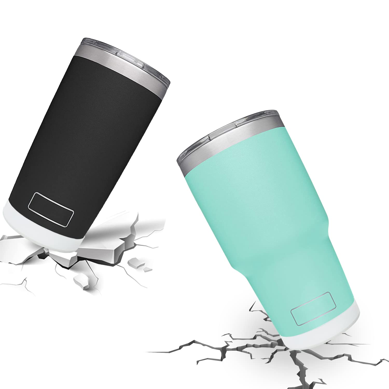 Silicone Boot Sleeve For Yeti Tumbler 20Oz 30 Oz - Bottom Protection And Less Noise For Yeti Accessories Coffee Mug Cup 30 Oz 20