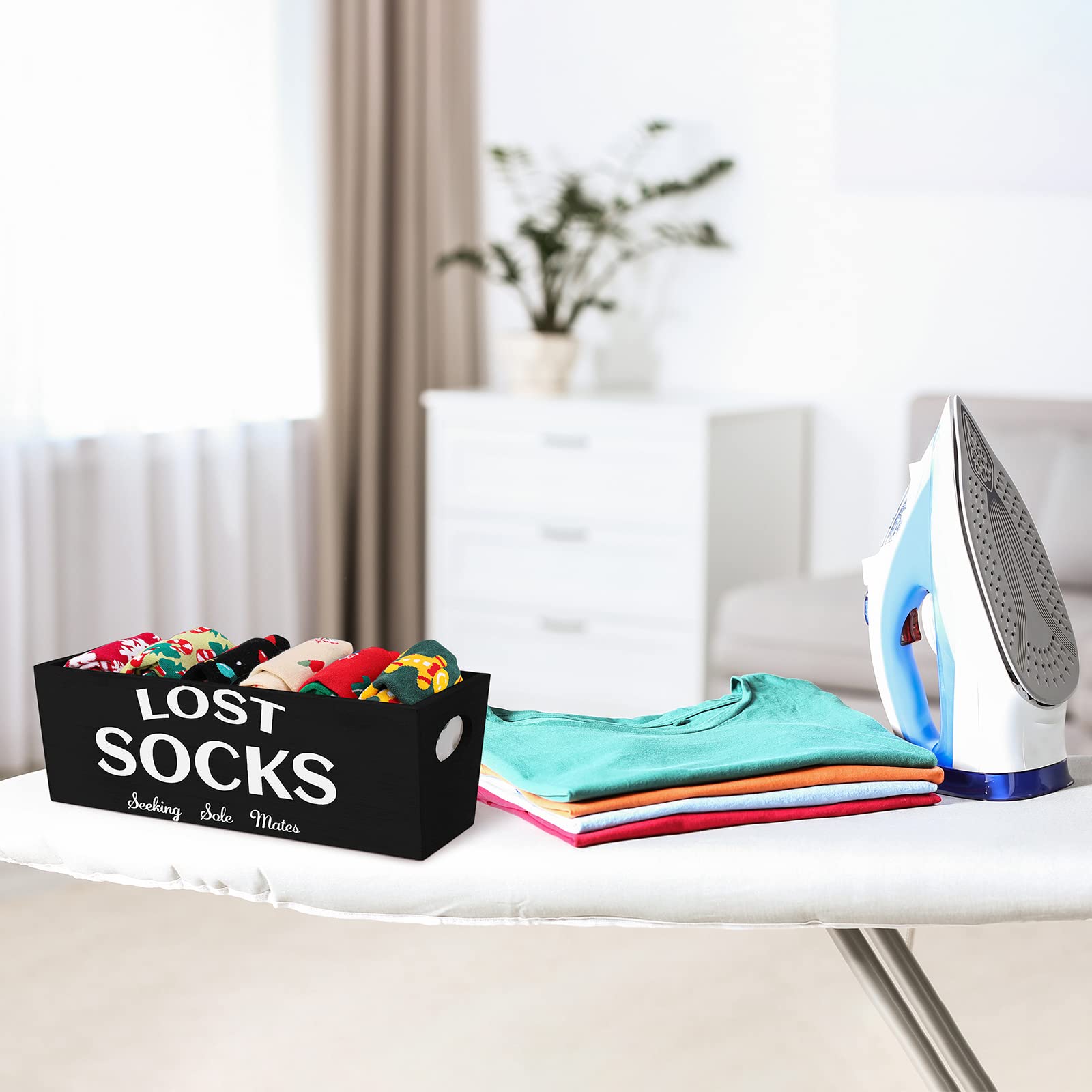 Lost Socks Basket Lost Socks Sign Farmhouse Laundry Room Decor And Accessories Lost Socks Bin Laundry Room Decor Laundry Room St