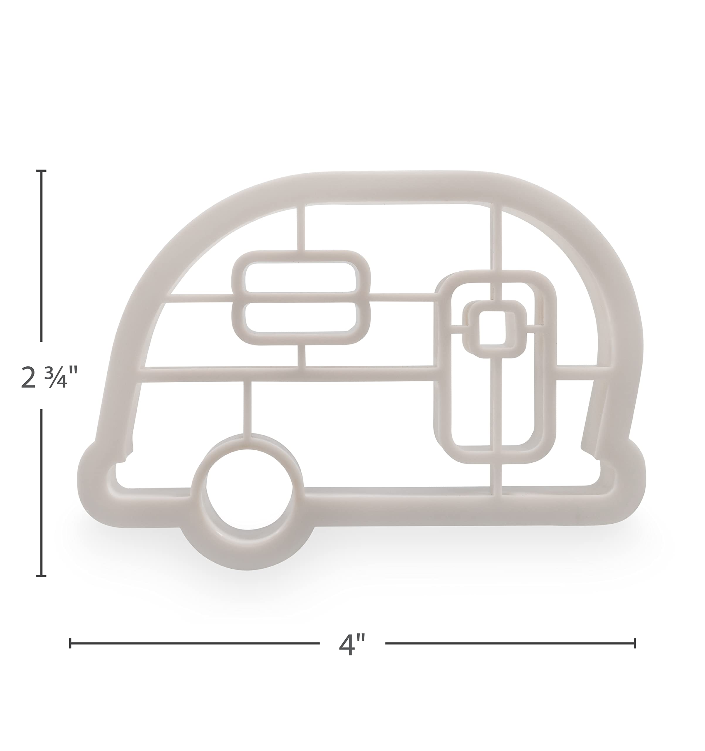 Camco 53369 Life Is Better At The Campsite Cookie Cutters - Perfect For Making Decorative Cookies - Includes (1) Campfire And (1