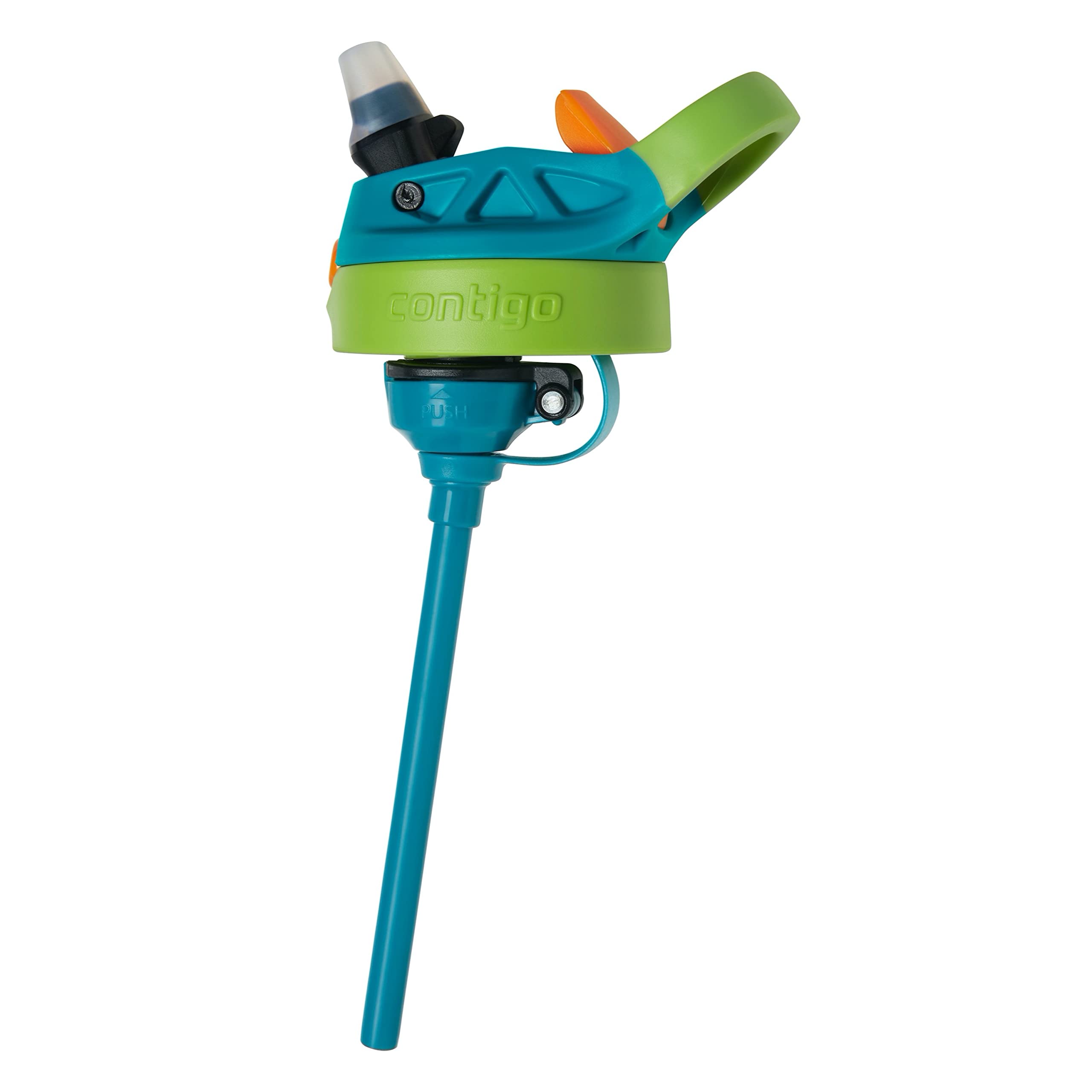 Contigo Kids Water Bottle With Redesigned Autospout Straw, 20Oz., Juniper & Matcha