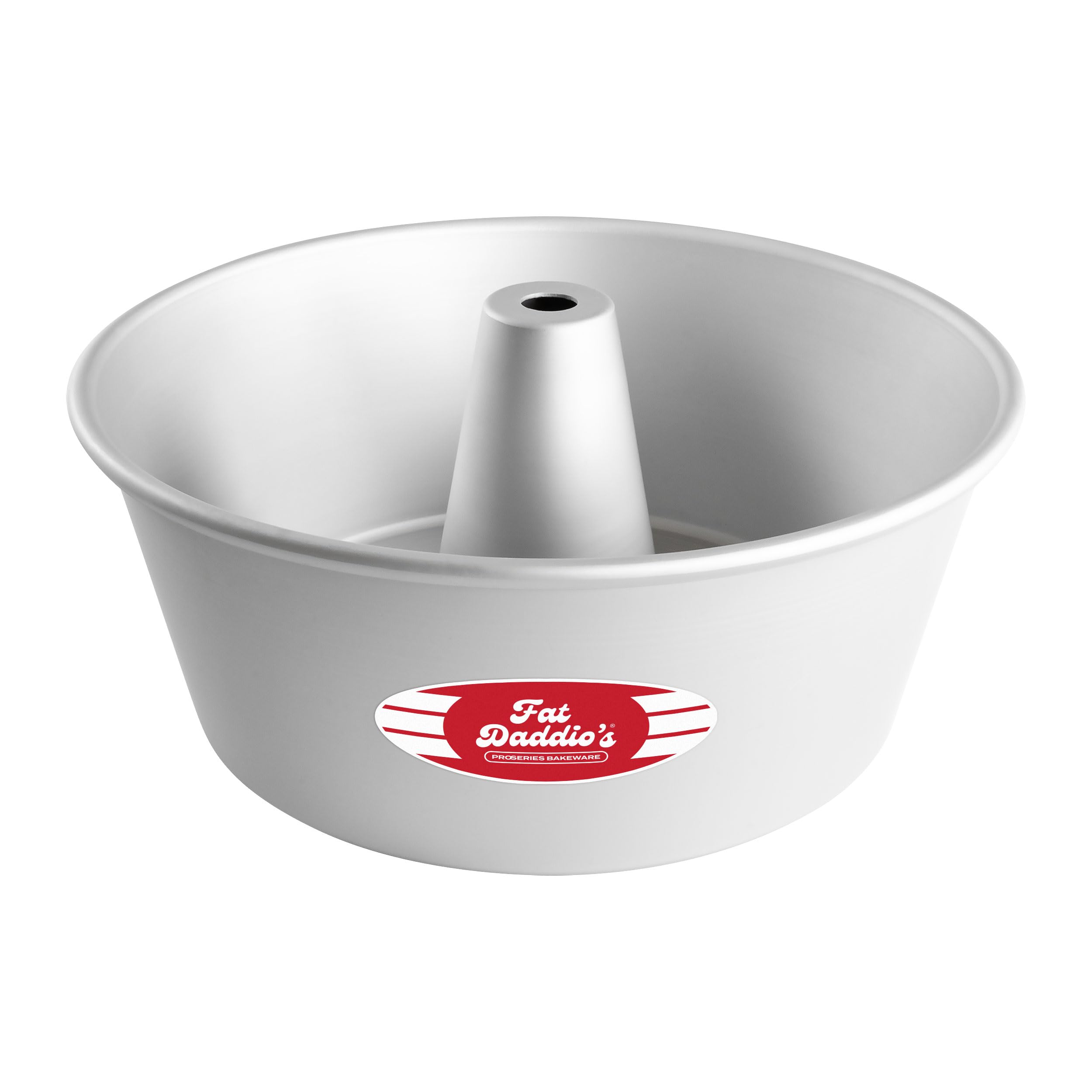 Fat Daddio'S Paf-10425 Anodized Aluminum Angel Food Cake Pan, 10 Inch