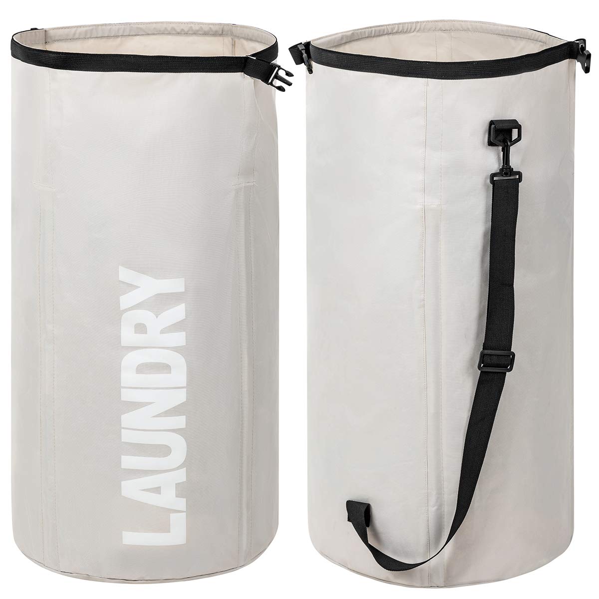 Wowlive Extra Large Foldable Laundry Bag Durable Laundry Basket Collapsible Laundry Hamper Backpack Laundry Liner Dirty Clothes