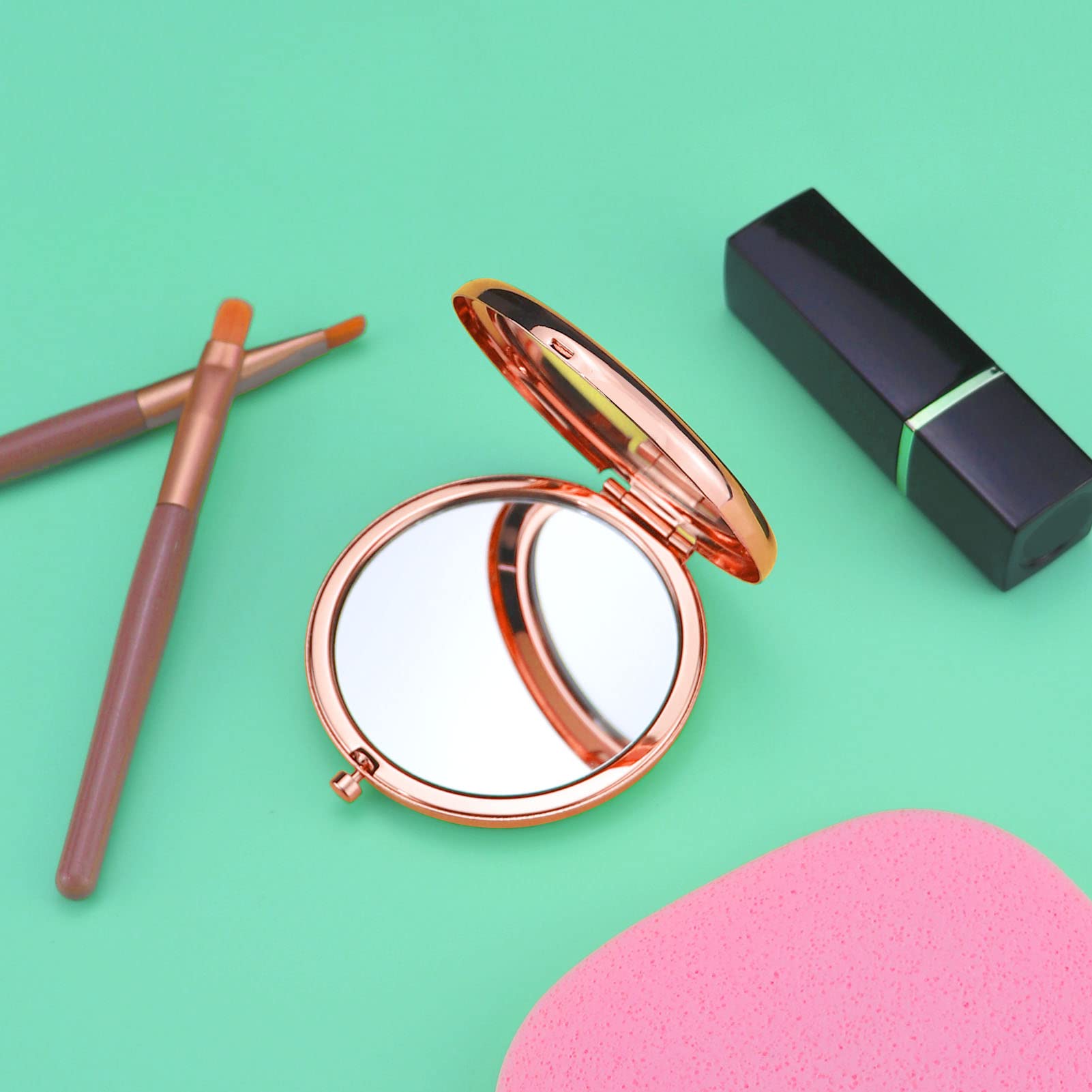 Hair Stylist Gifts for Women Hairdresser Gift Appreciation Present Compact Makeup Mirror for Hairdresser Thanks You Folding Make