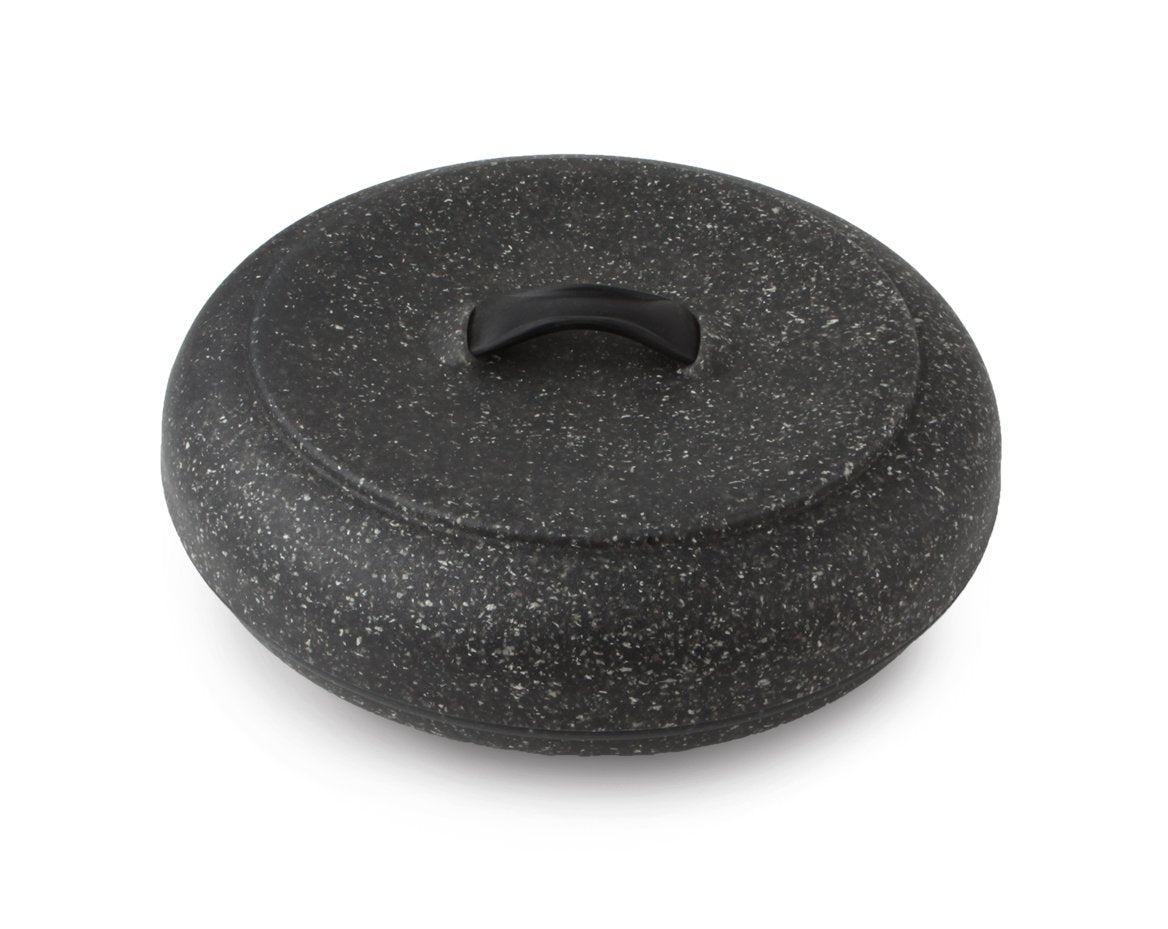 Dexas Microwavable XL Tortilla Warmer 9.5 Granite Pattern. Ideal for tortillas, breads, pancakes, pita bread, corn breads