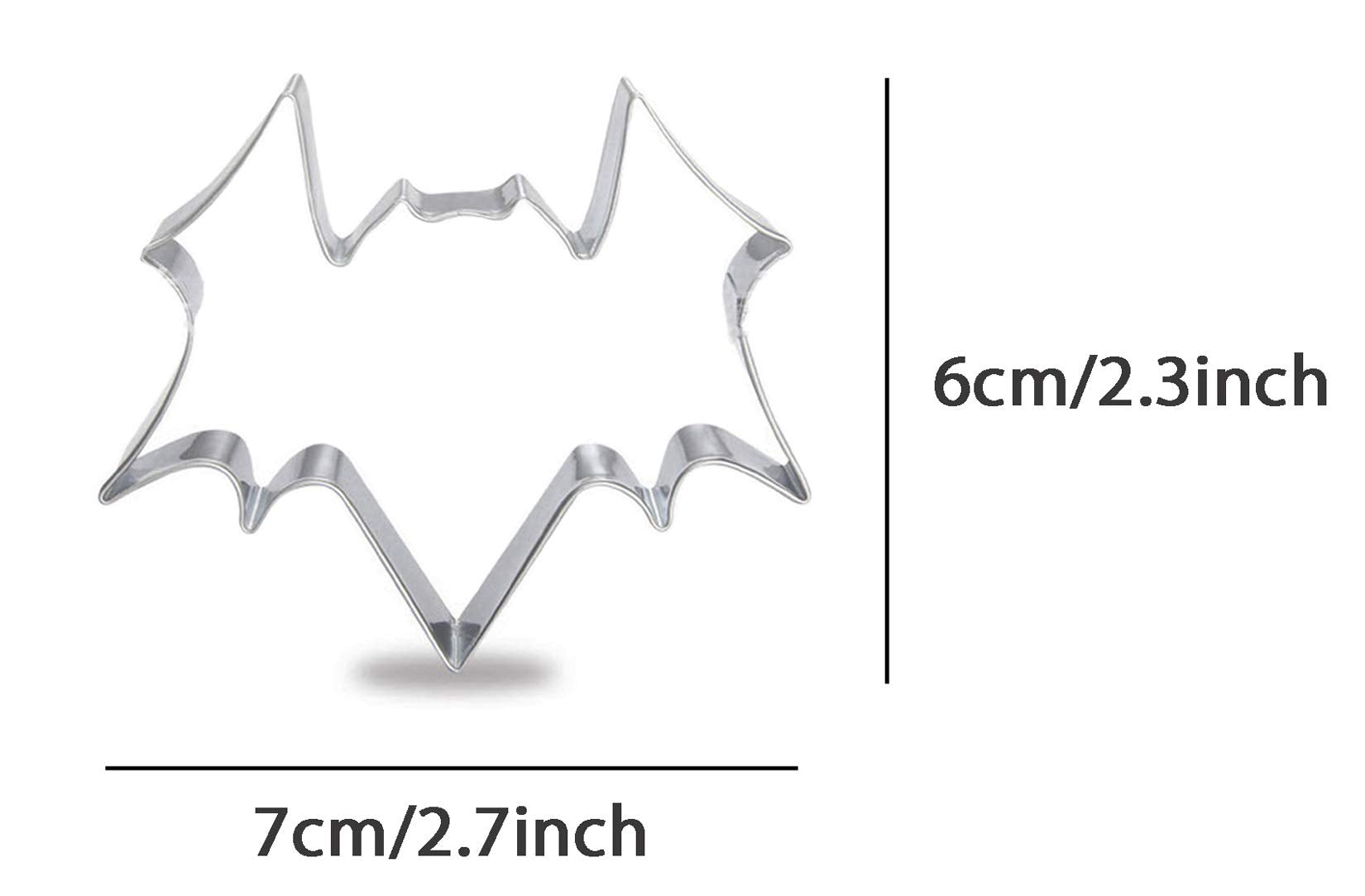 Wjsyshop Bat Shape Cookie Cutter For Halloween
