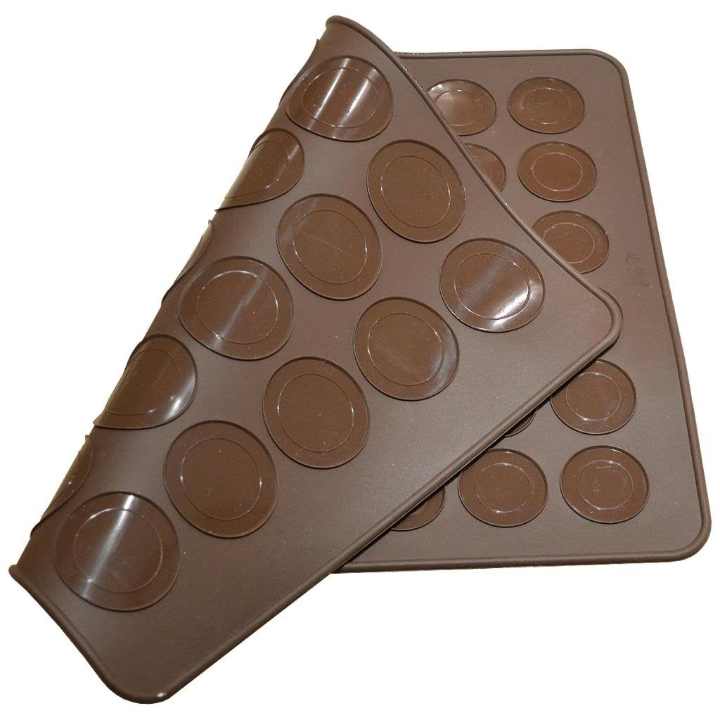 Allforhome Double Sided 48/30 Hole Macarons Making Silicone Mould Macaroon Baking Mat Macaroon DIY molds Baking Mat Heat resista