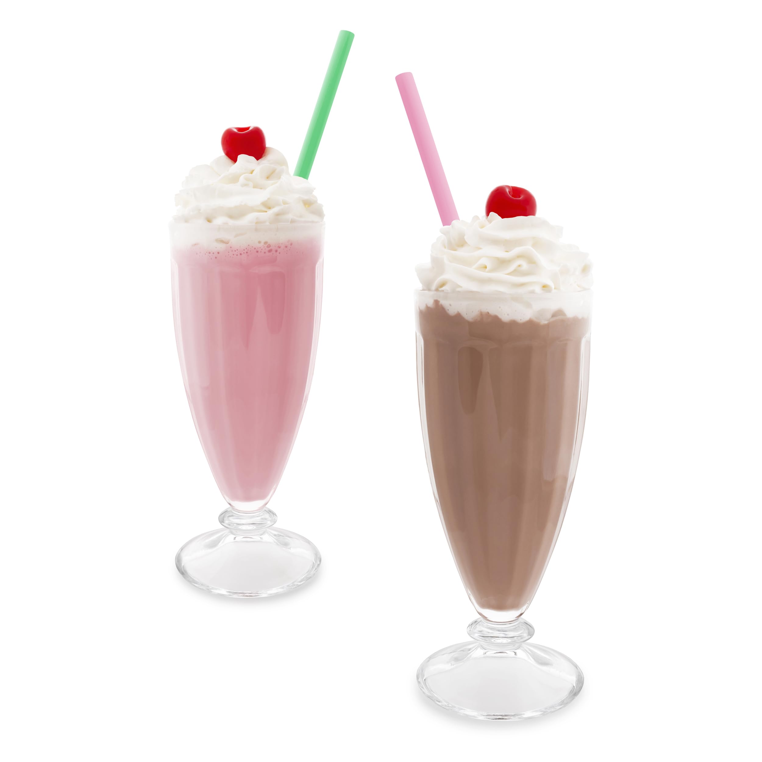 Jacent Jumbo Smoothie Straws: 36 Count Per Pack, Disposable Big Plastic Drinking Straws For Milkshakes, Drinks, Smoothies