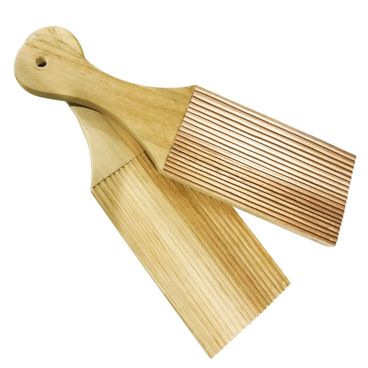 Teak Wood Butter Paddle and Gnocchi Board Set of 2