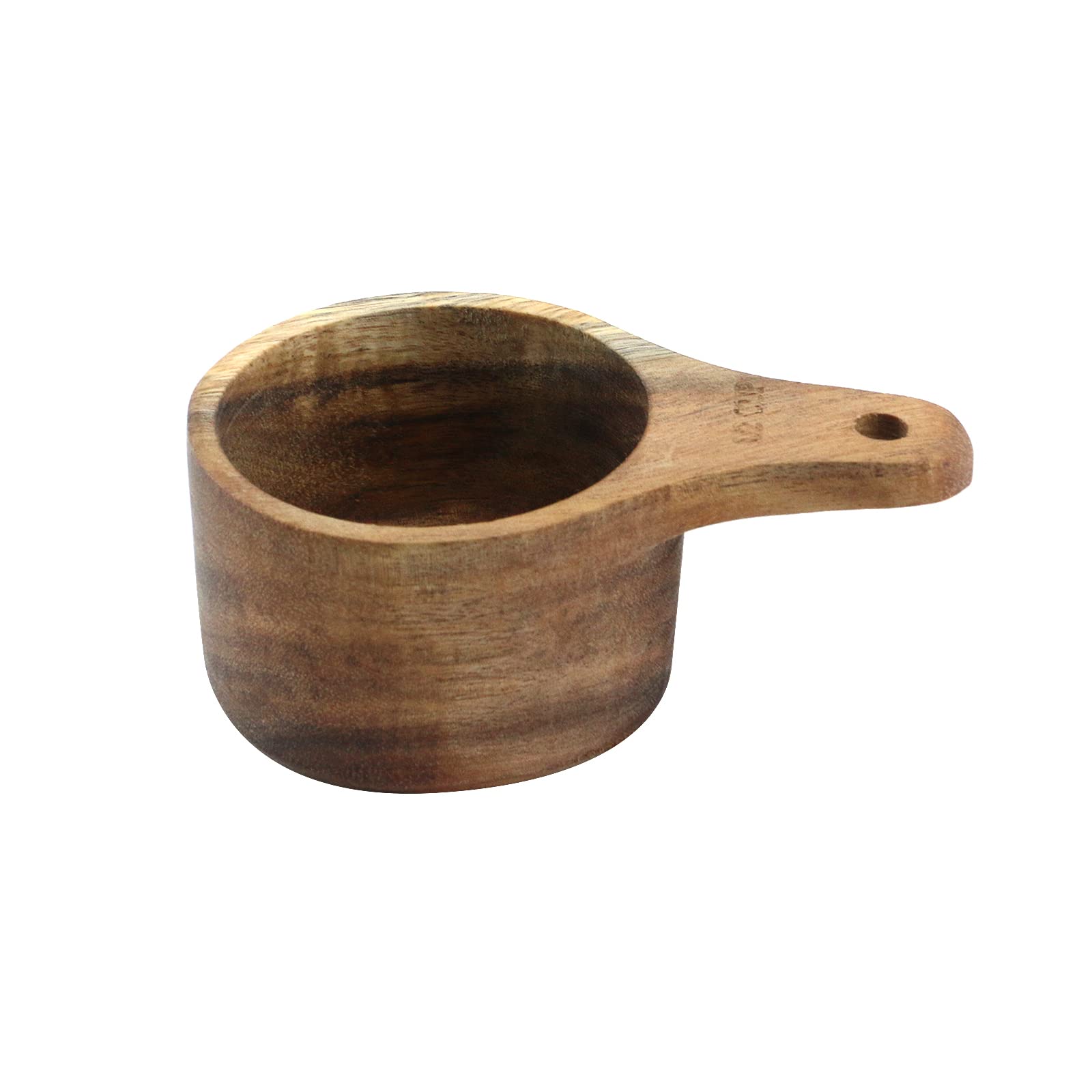 Oedema Wood Measuring Cup Kitchen Utensils 1/2 Cup, For Measuring Liquid, Flour, Nuts