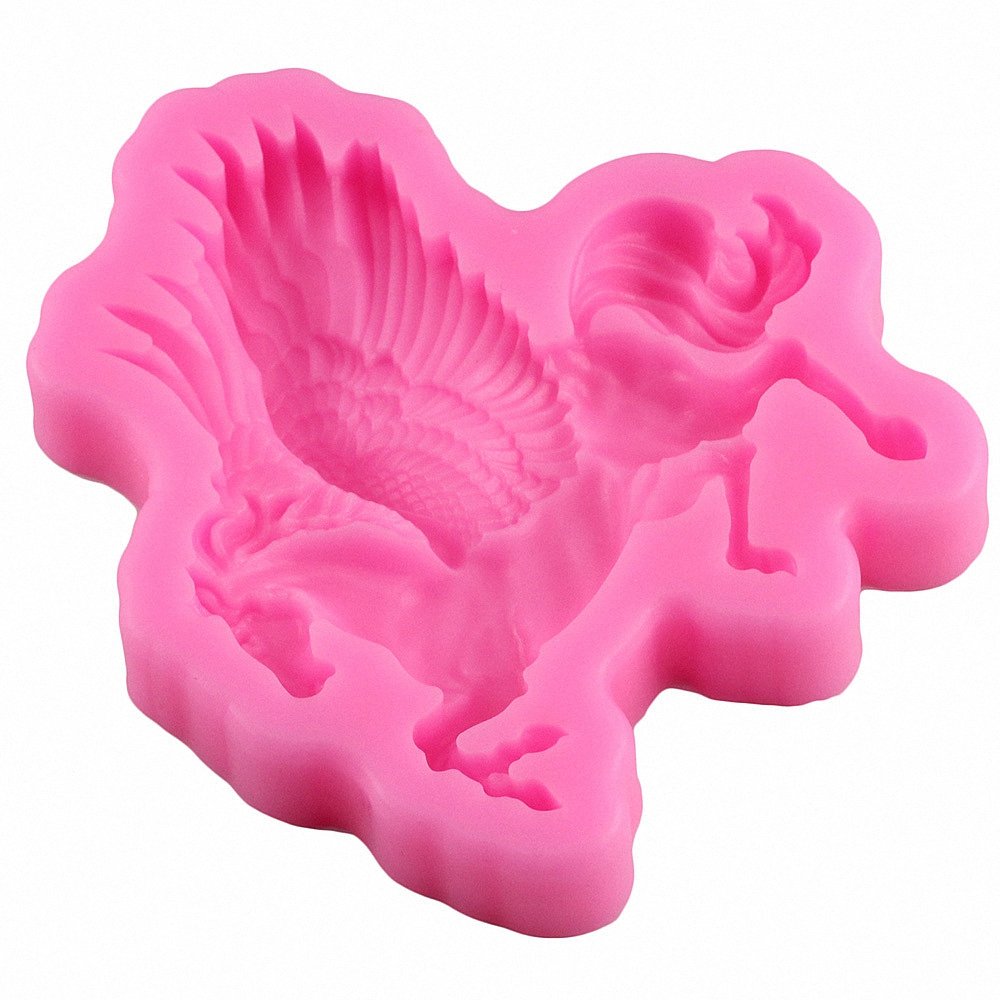 Moldfun Flying Horse Silicone Mold For Fondant, Cake Decorating, Chocolate, Plaster, Soap, Lotion Bar, Chocolate, Candy, Polymer