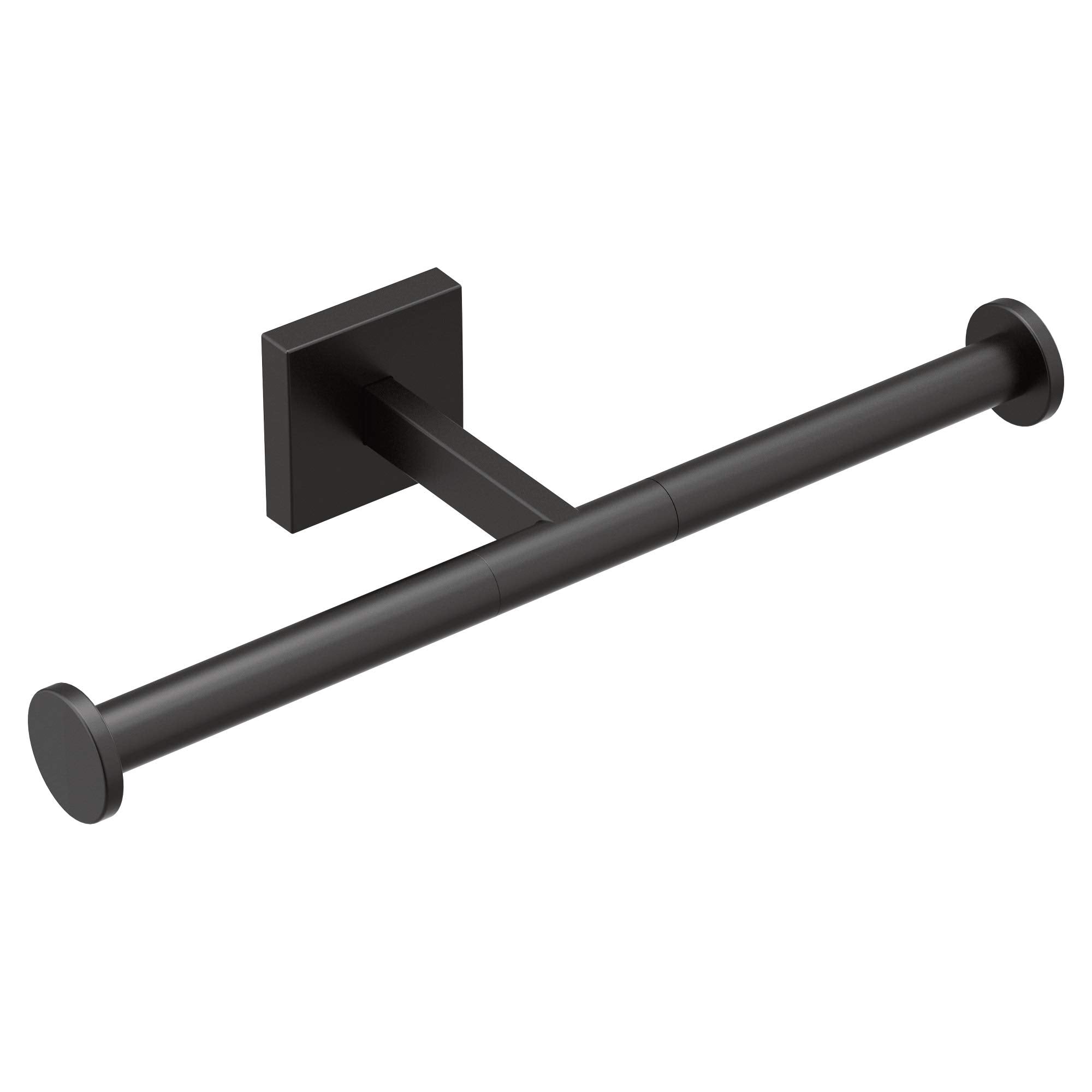 Moen Bp1888Bl Triva Double-Post Toilet Paper Holder, Matte Black