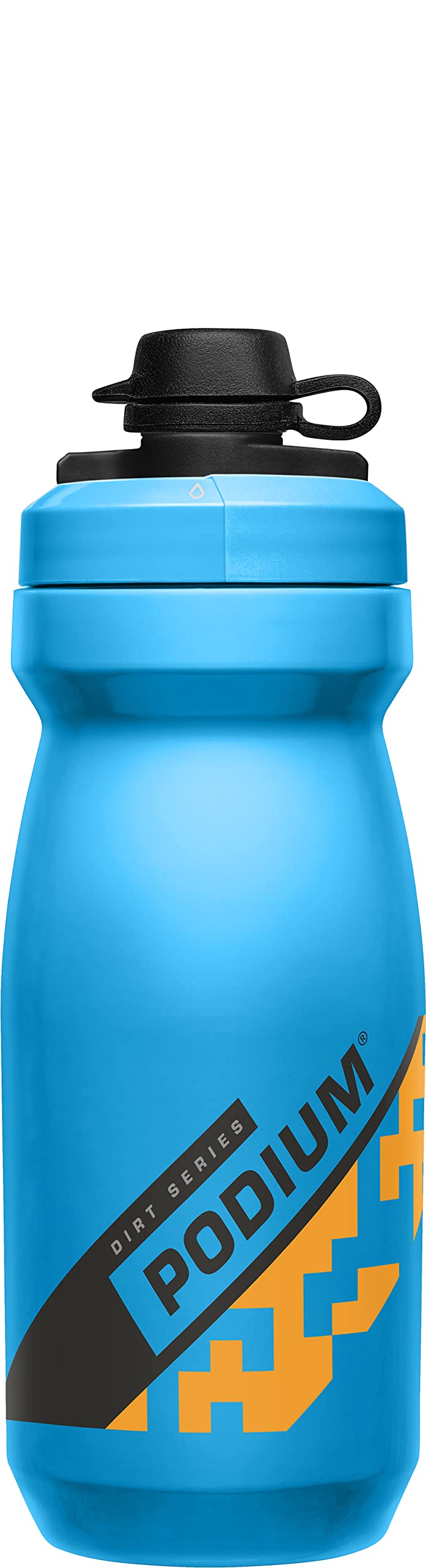 Camelbak Podium Dirt Series Mountain Bike Water Bottle 21Oz, Blue/Orange