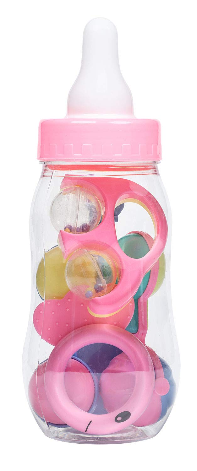 Plastic Baby Bottle Bank 11'' Jumbo Pink Fillable Baby Shower Bottle, Guess How Many, Gender Reveal Party, Favor Bottle Centerpi