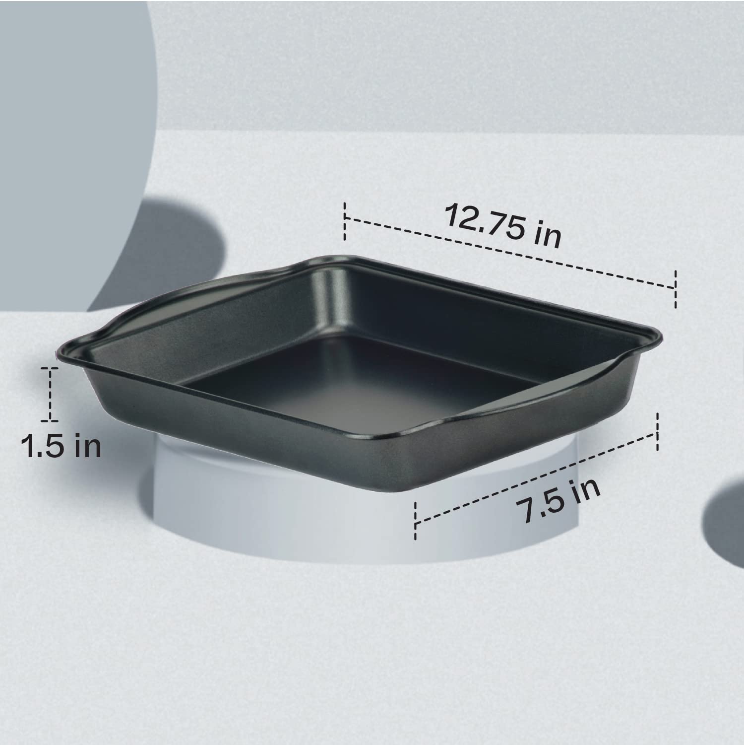 Decorrack Non-Stick Lasagna Pan, 12.5 Inch Baking And Roasting Pan, Heavy Duty Bakeware For Oven (1 Pack)