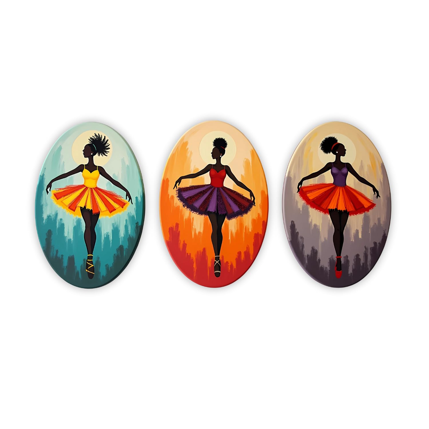 Giftoday Abstract Art Dancers Wood Wall Hanging Decoration Items For Home & Kitchen Decor | Gifts | Wooden Wall Hanger | Mdf Wal