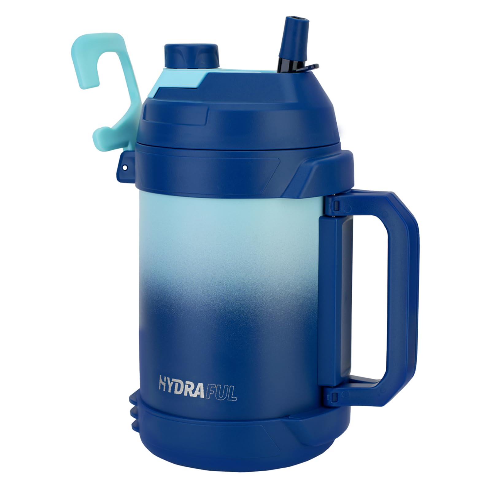 Hydraful Gallon Water Bottle, 128 oz Large Insulated Stainless Steel Sports Water Jug, Large Triple Wall Vacuum Insulation Water